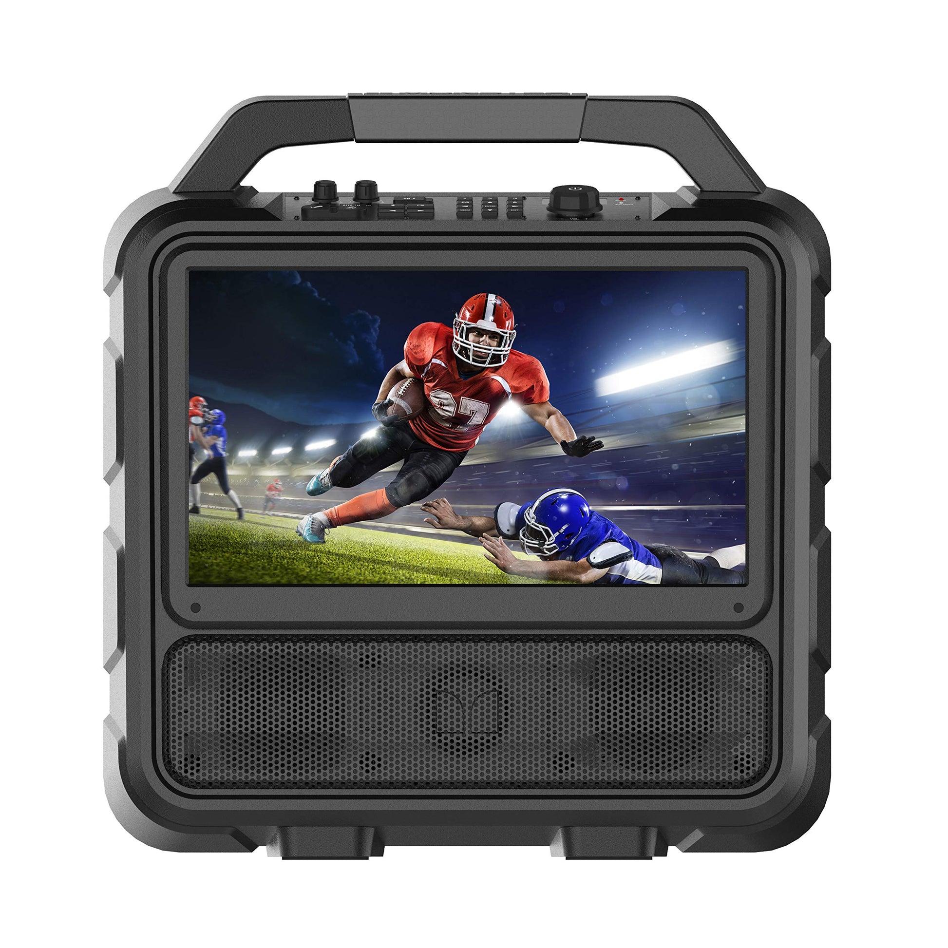 Sistema de Entretenimiento Portátil Monster Vision Full HD 15.6 Pulgadas con Audio 60 W y Transmisión Inteligente
