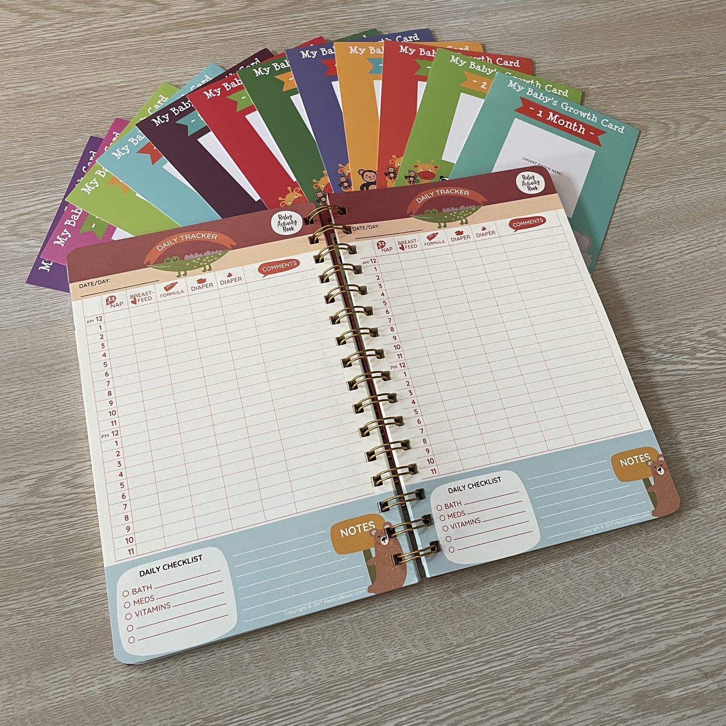 Medical Basics Baby Tracker Journal for Newborns (Boy Edition) - Diario de bebé, diario de actividad, seguimiento de calendario de bebés, registro de recién nacidos, regalo perfecto para nuevas madres, 2