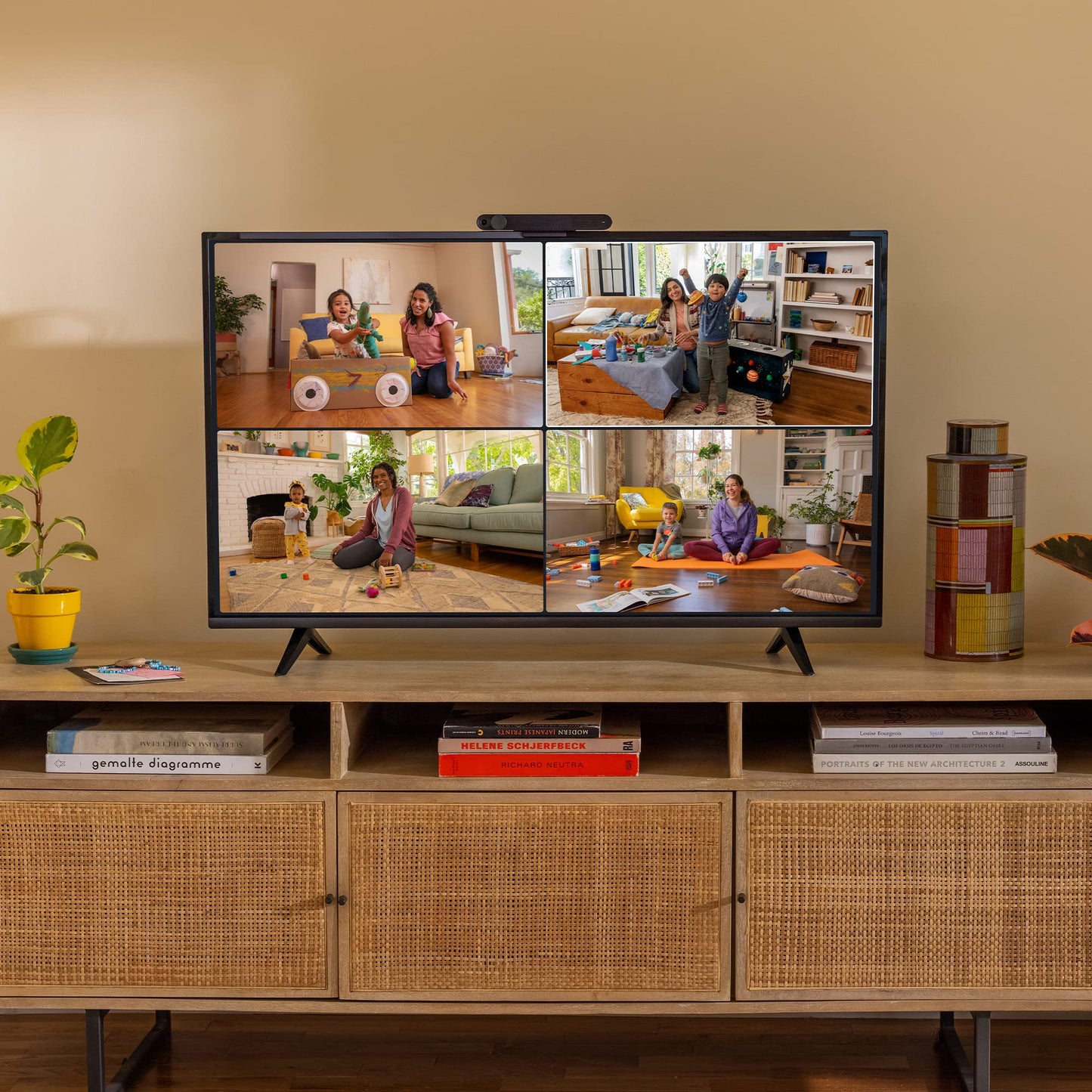 Facebook Meta Portal TV - Videollamadas Inteligentes de visualización Grande para Llamadas grupales en tu televisor