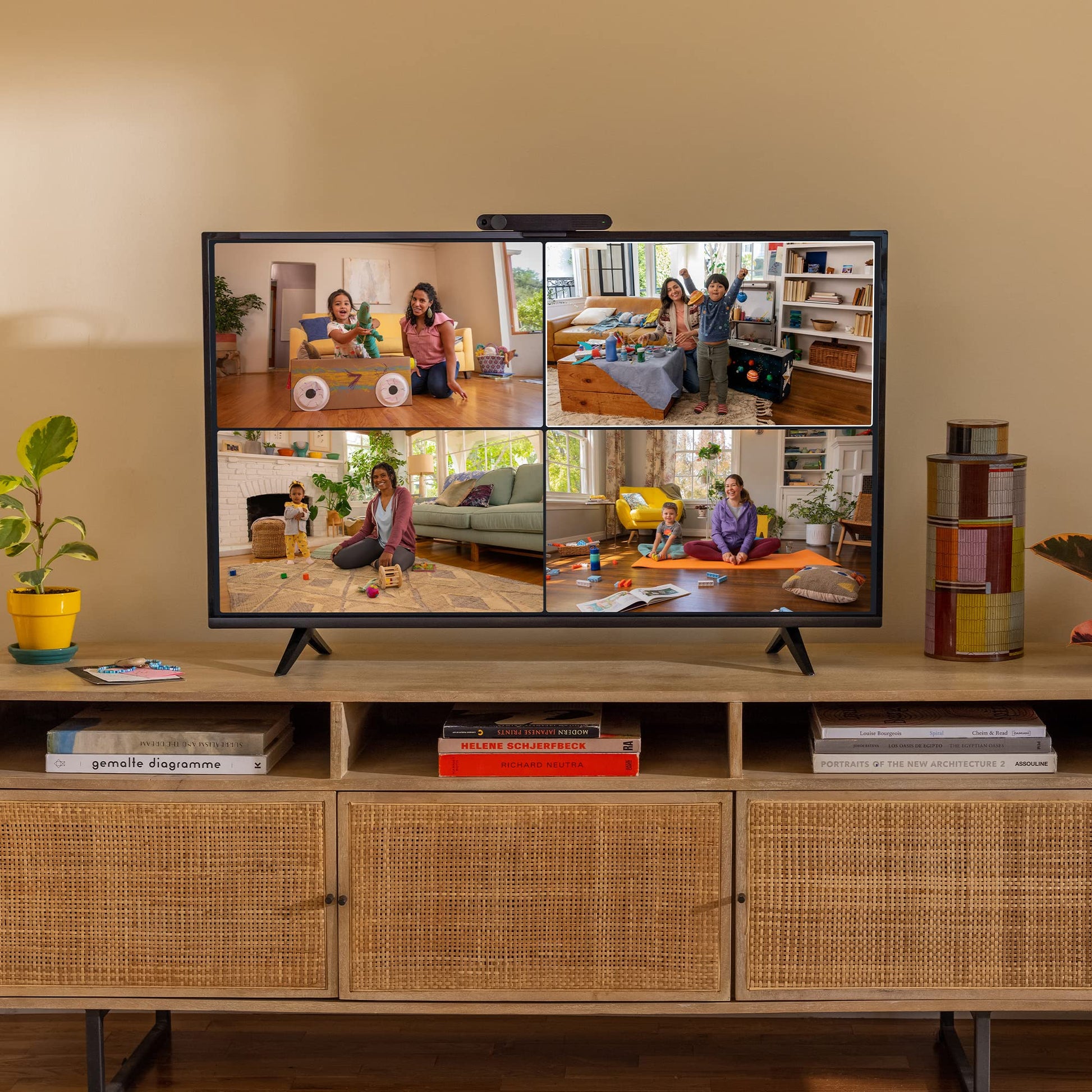 Facebook Meta Portal TV - Videollamadas Inteligentes de visualización Grande para Llamadas grupales en tu televisor
