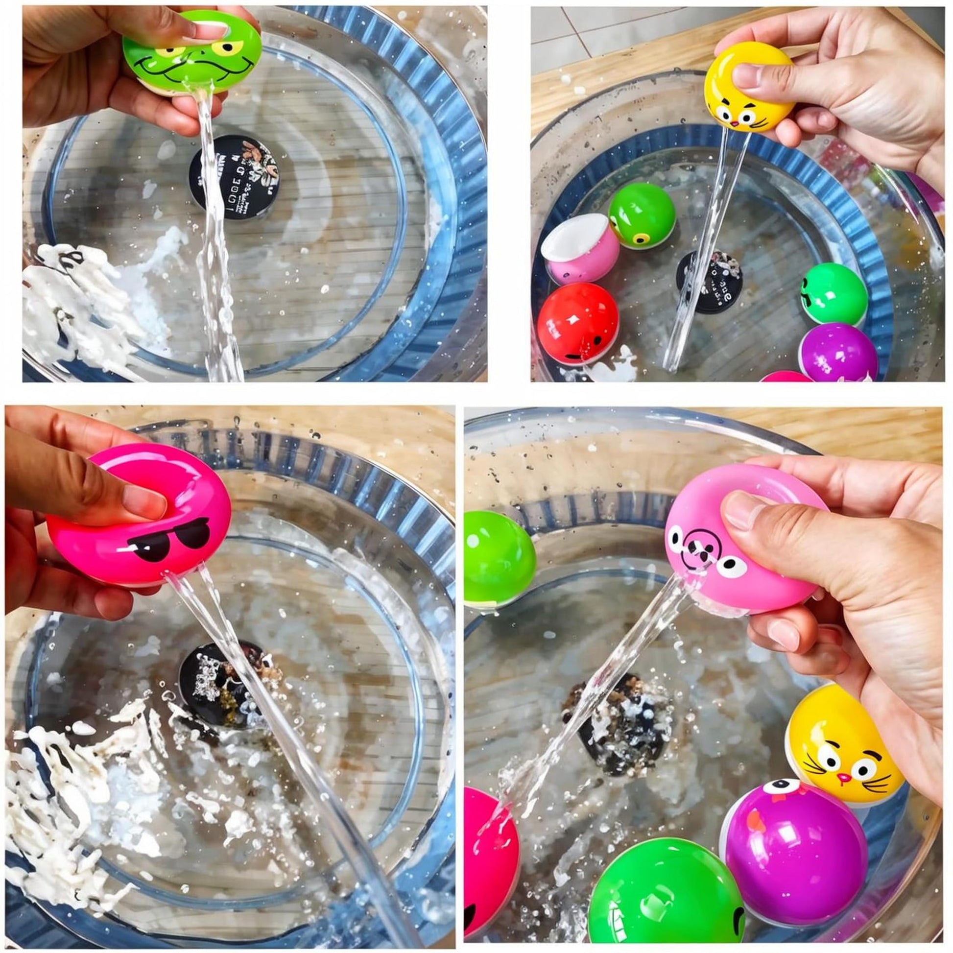 Bola de yema de huevo de vómito, divertido juguete de mordaza para niños, juguetes de tina de estrés con slime, novedad familiar, regalos divertidos, juguetes de agua divertidos de verano para niños