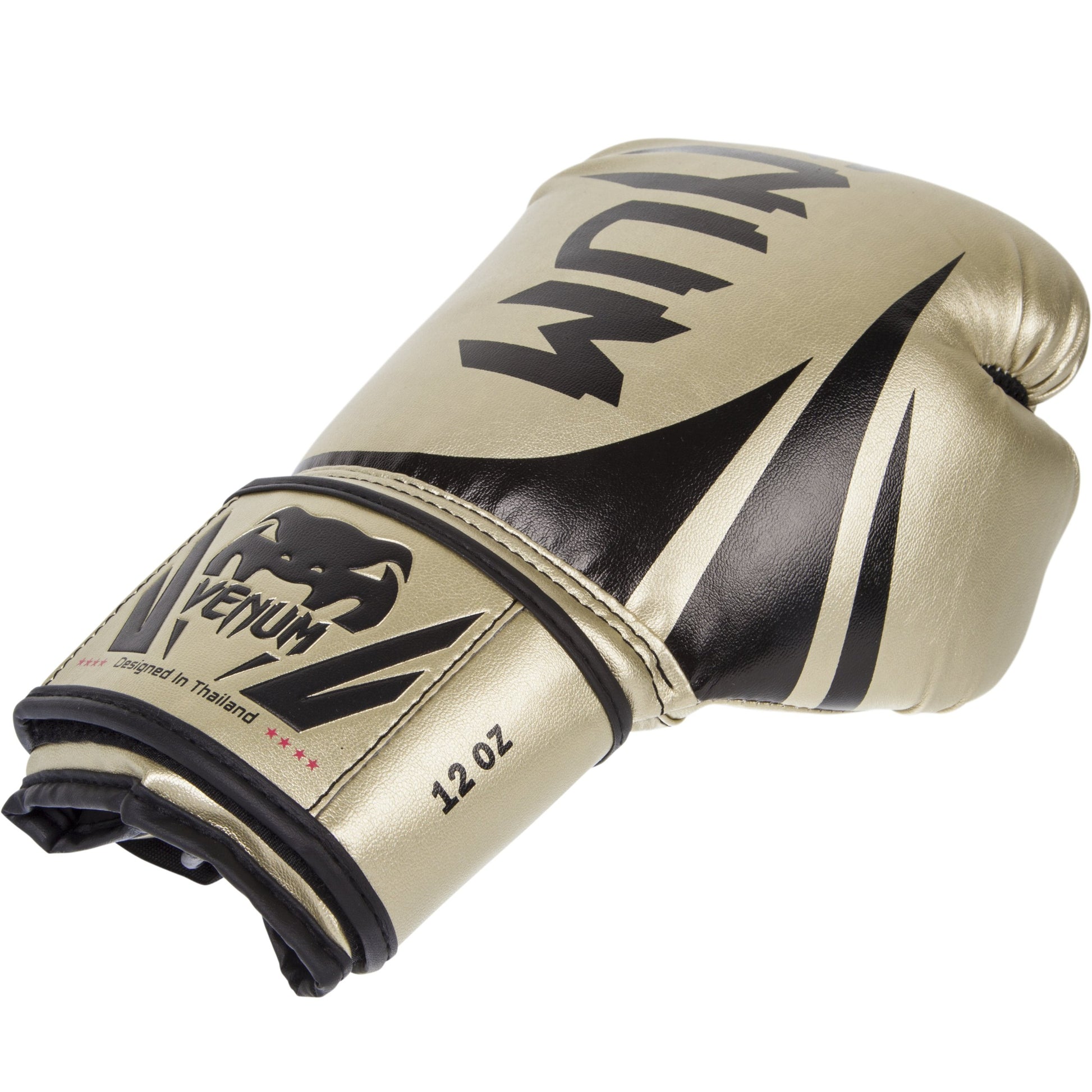 Guantes de Boxeo Venum Dorado Mediano Challenger 2.0