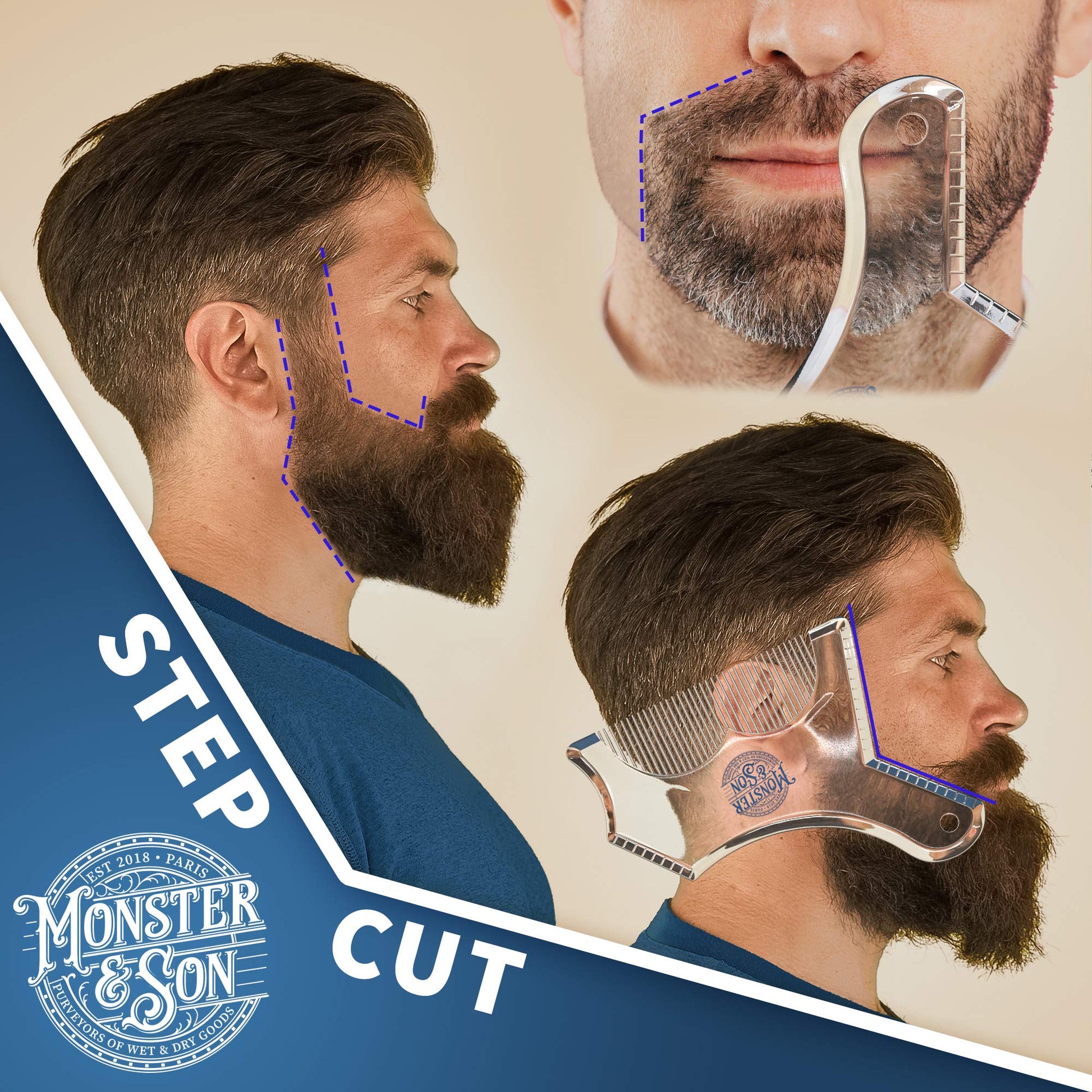 Herramienta de Moldeado para Barba Monster&Son