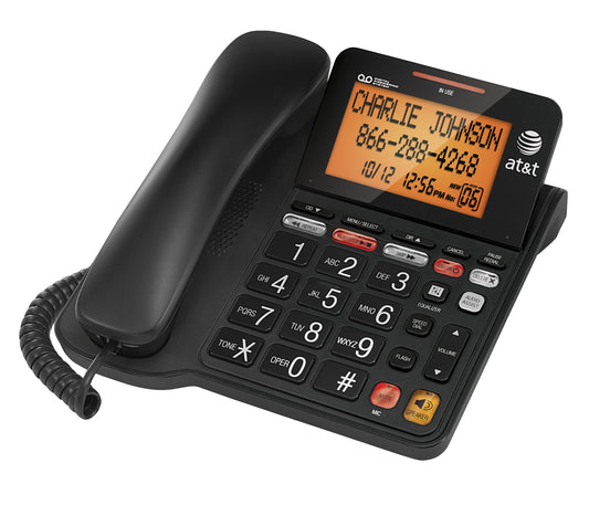 AT&T Contestador con Cable y Pantalla Grande