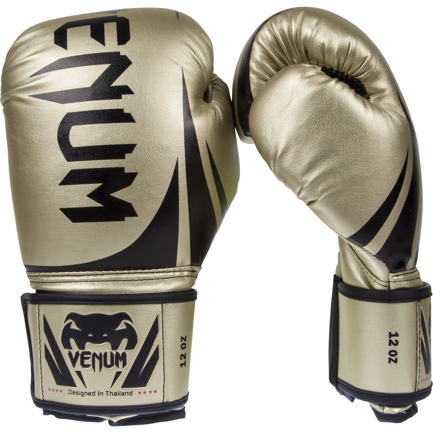 Guantes de Boxeo Venum Dorado Mediano Challenger 2.0