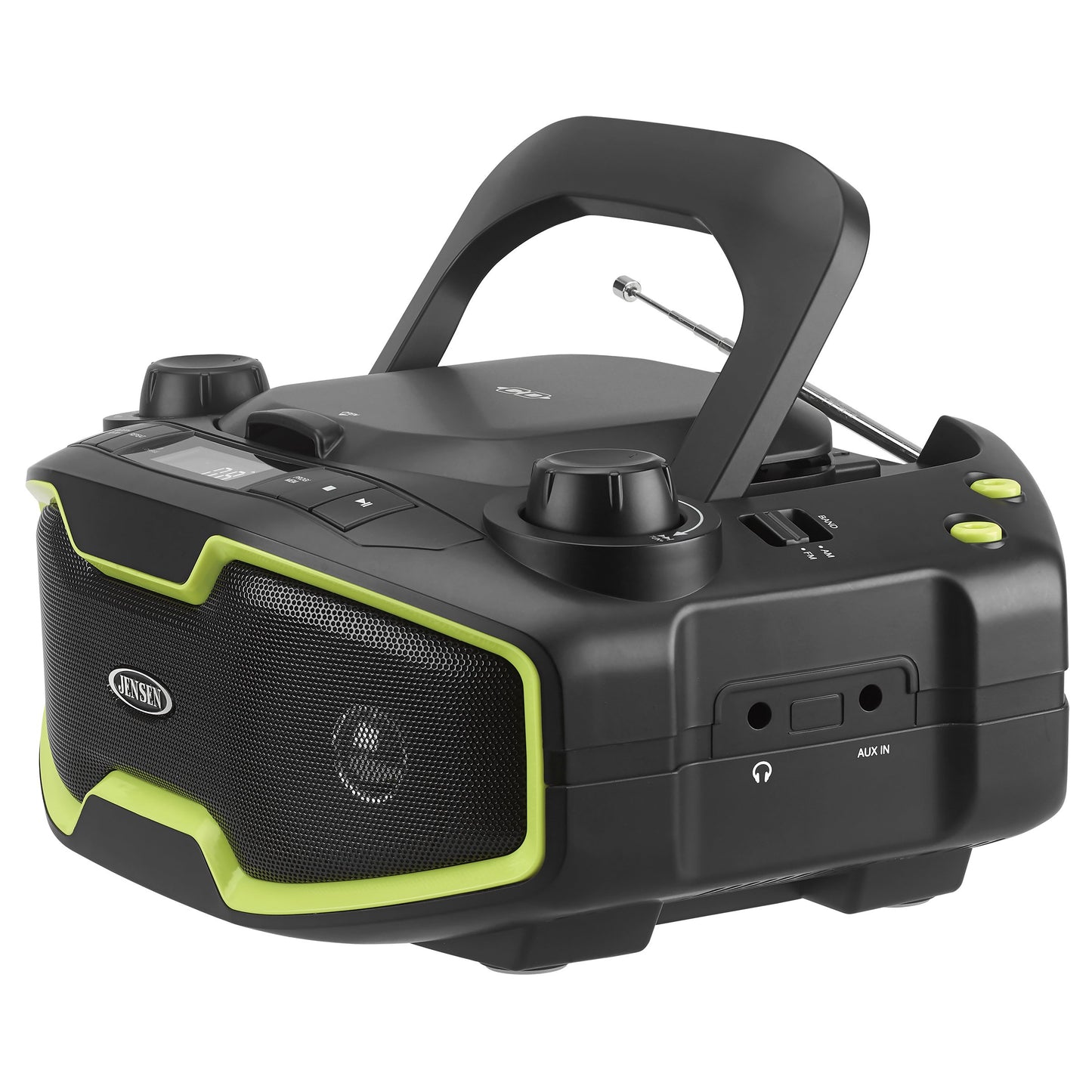Jensen Home - Reproductor de CD (CD-575), Color Negro