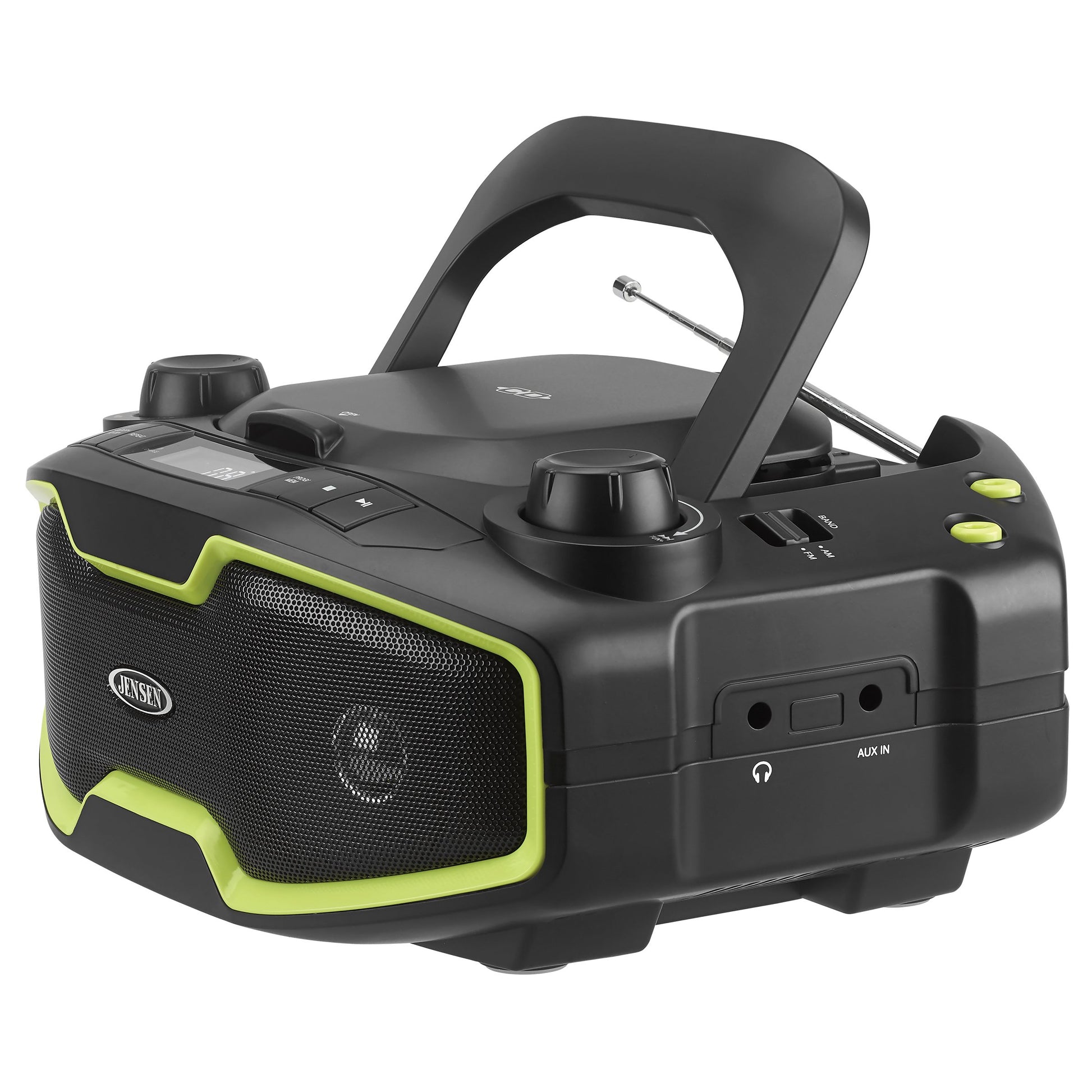 Jensen Home - Reproductor de CD (CD-575), Color Negro