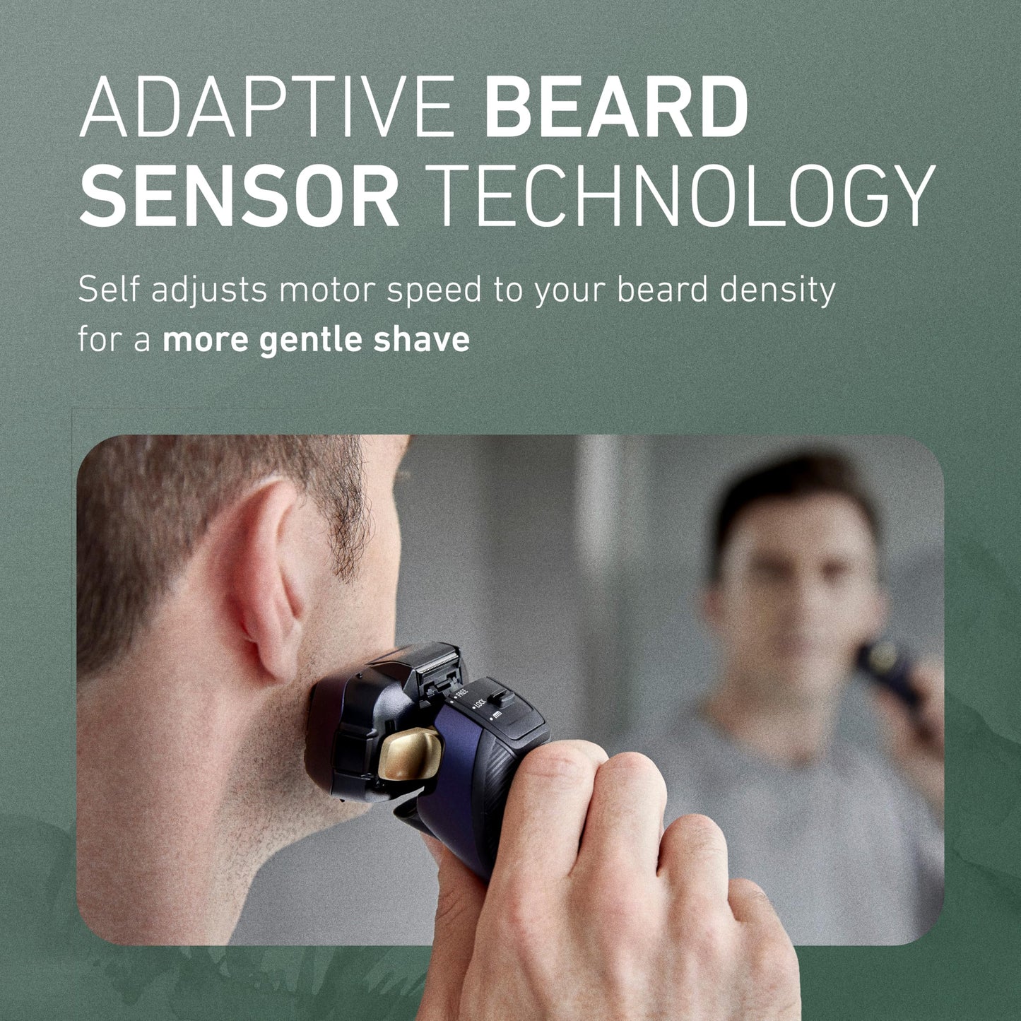 Panasonic ARC5 - Maquinilla de afeitar eléctrica para hombres con recortadora emergente, afeitadora eléctrica de 5 hojas con sensor de afeitado inteligente y cabezal pivotante flexible 16D - ES-ALV6HA