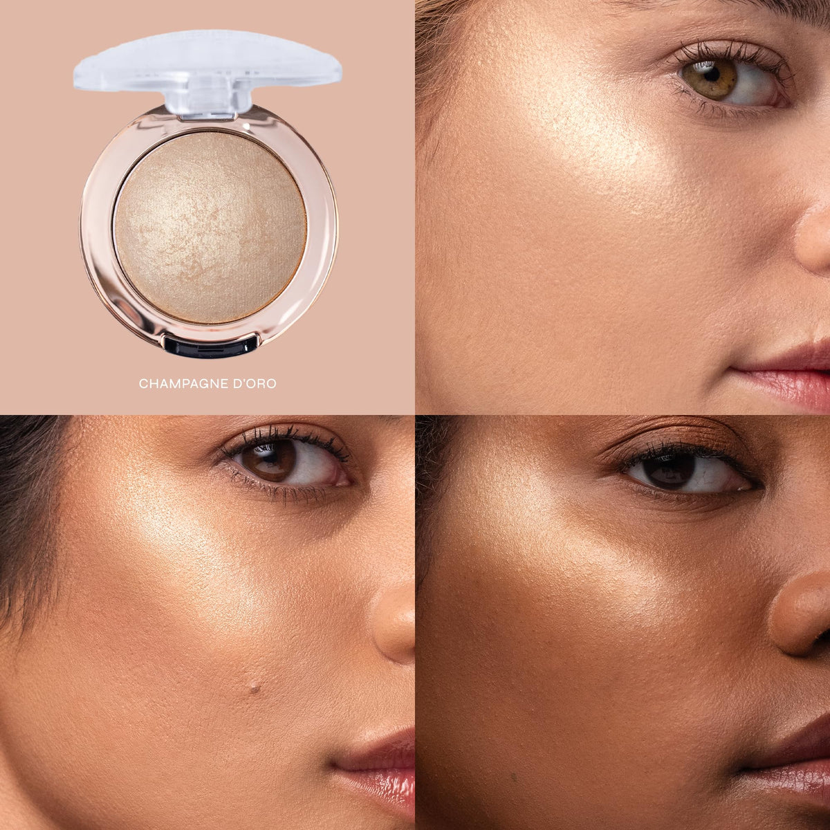Milani Iluminador En Polvo Baked Highlighter - Champagne D Oro