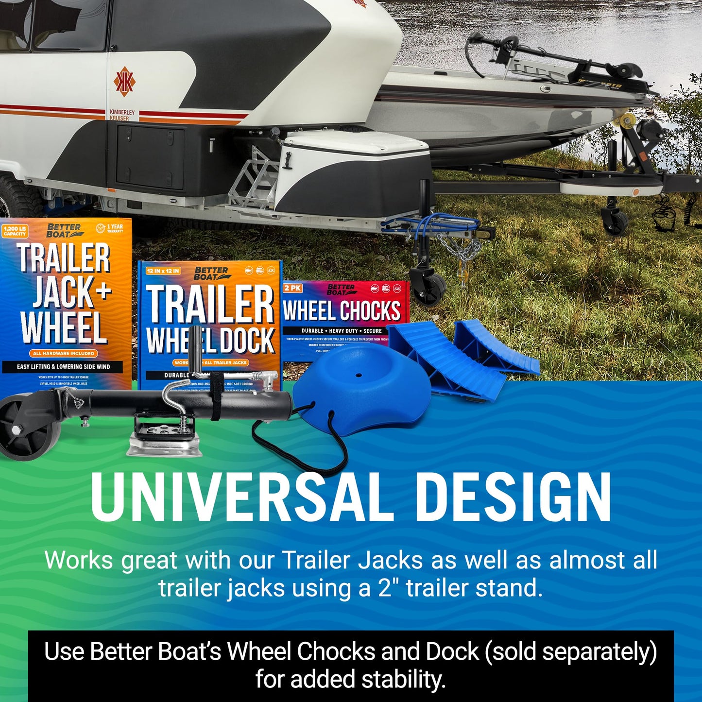 Rueda de repuesto para remolque, de repuesto para remolque, para remolque, accesorios de remolque y piezas de remolque, para barco, caravana, remolque y remolque de coche, capacidad de 2000 libras