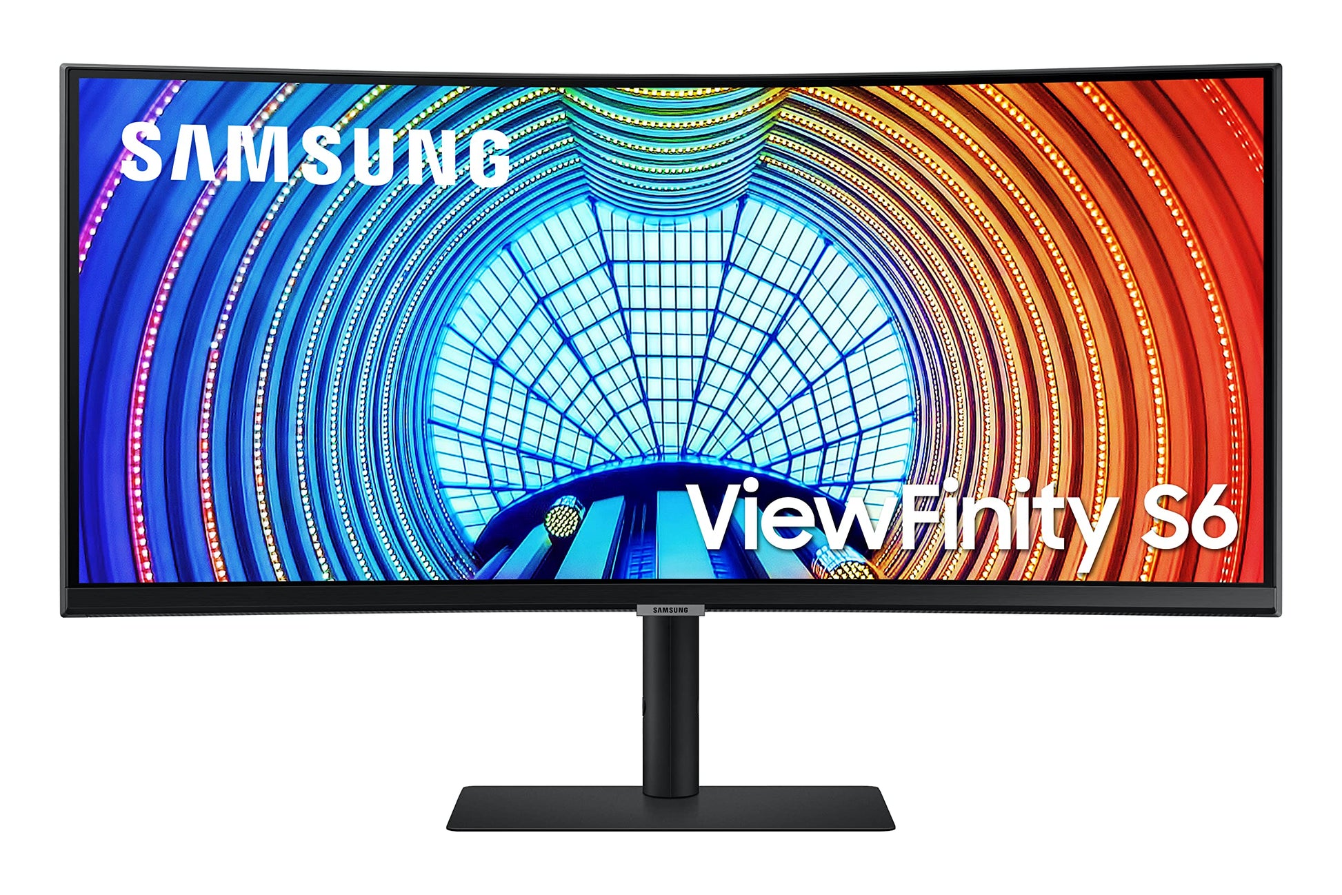 SAMSUNG Viewfinity S65UA Series 34-Inch Ultrawide QHD Curved Monitor, 100Hz, USB-C, HDR10 (1 Billion Colors), Height Adjustable Stand, TUV-Certified Intelligent Eye Care (LS34A654UBNXGO)