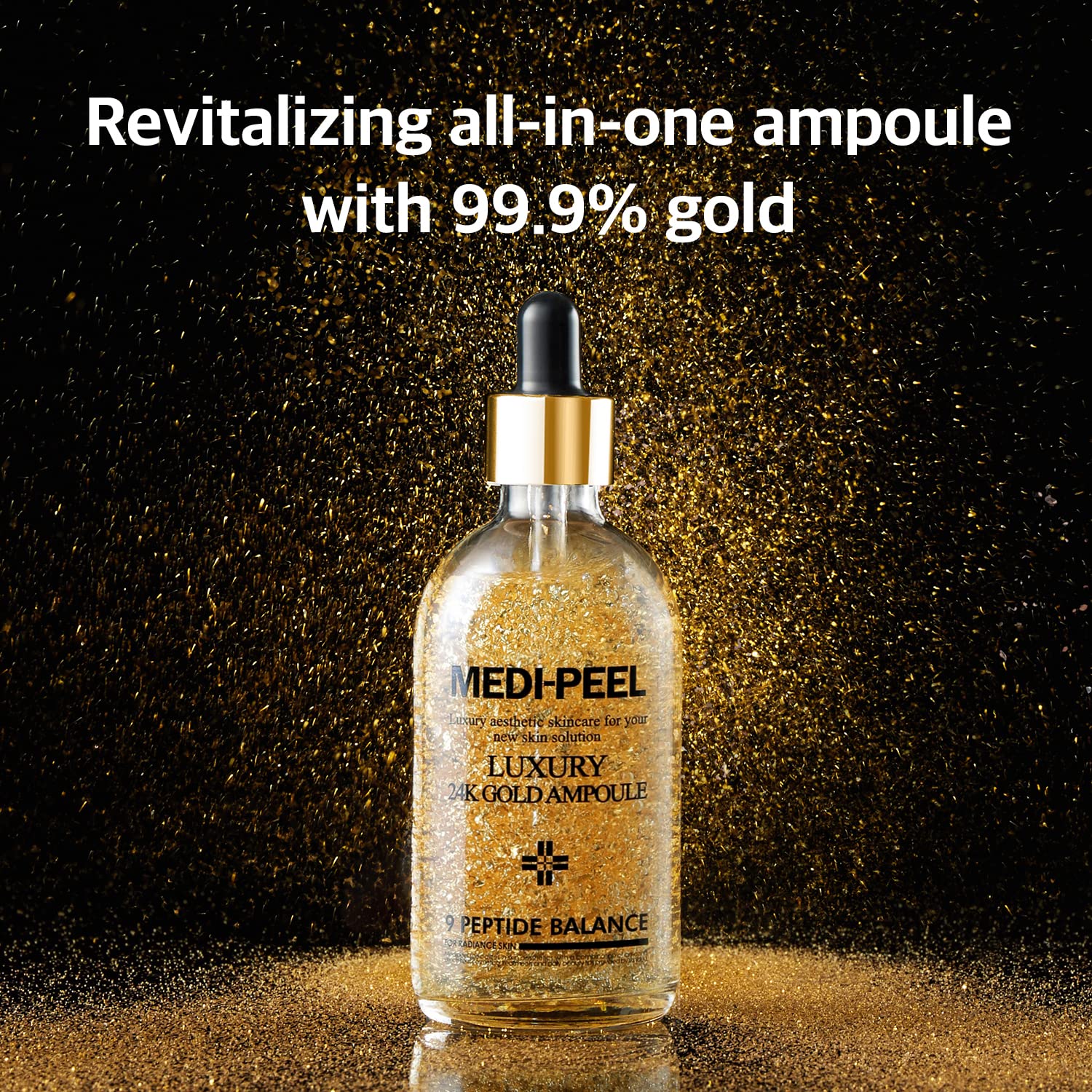 Medi-Peel Pure Gold 24K Ampolla 100 ml – Cuidado de la piel antienvejecimiento antiarrugas
