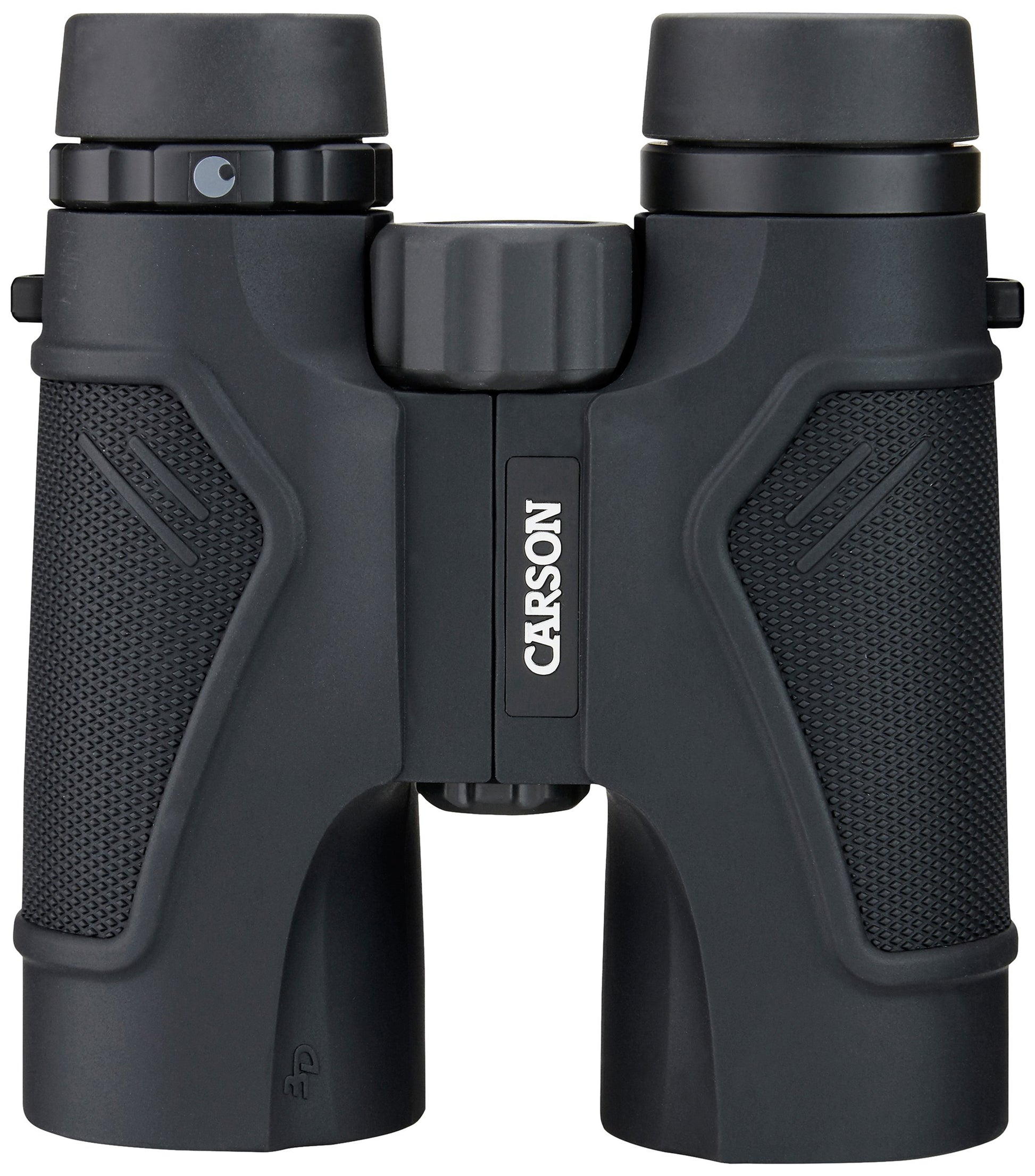 Carson Serie 3D Binocular 10x 42mm con Cristales de Alta definición y Extra Baja dispersión - Negro (TD-042ED)