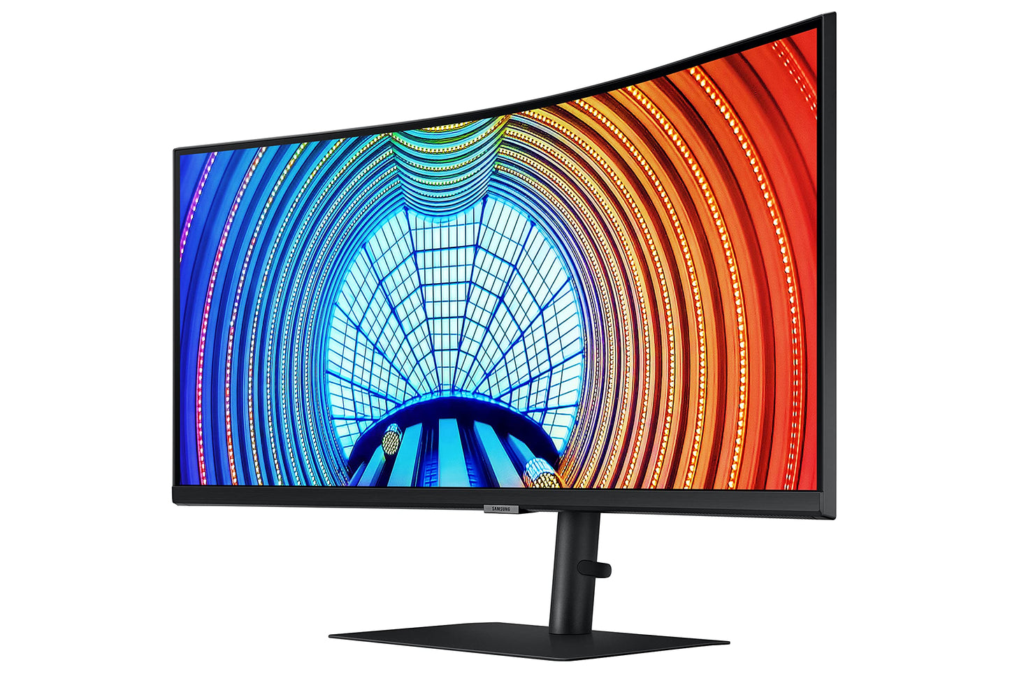 SAMSUNG Viewfinity S65UA Series 34-Inch Ultrawide QHD Curved Monitor, 100Hz, USB-C, HDR10 (1 Billion Colors), Height Adjustable Stand, TUV-Certified Intelligent Eye Care (LS34A654UBNXGO)