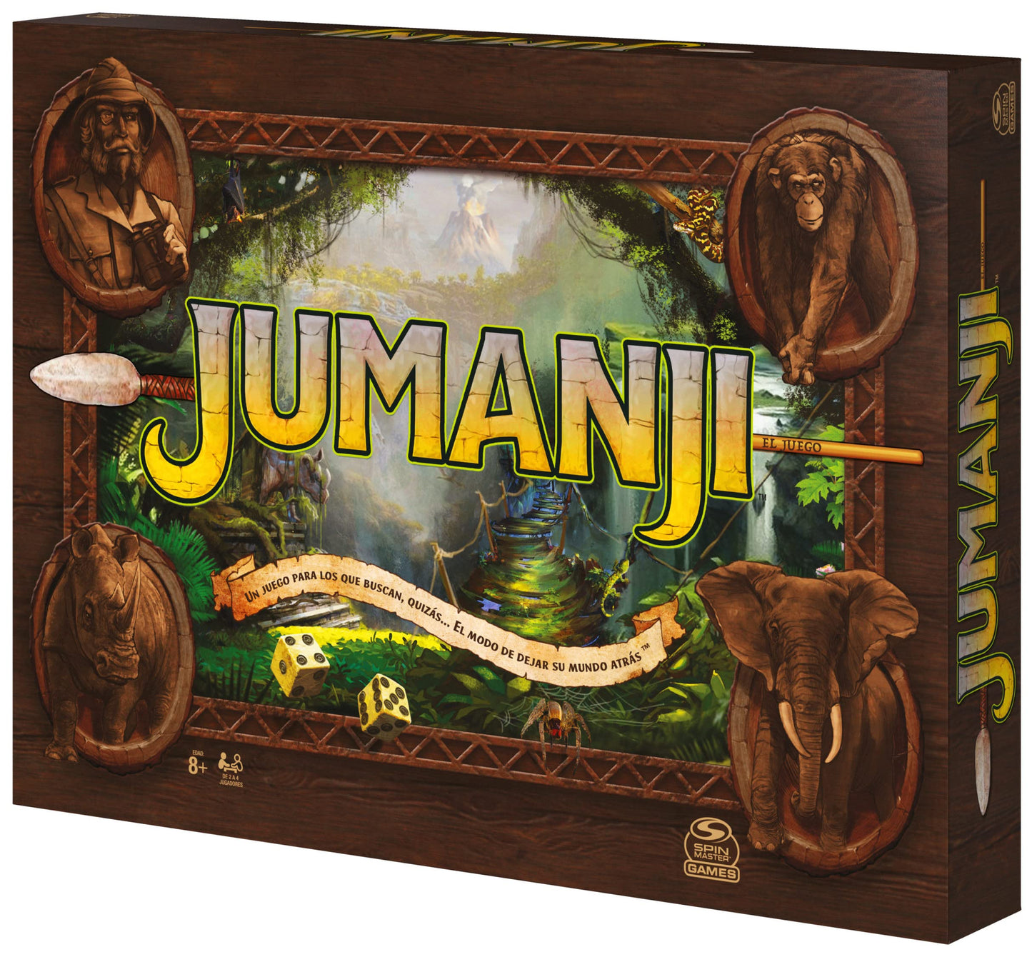 Cardinal, Jumanji el Juego, la última edición del clásico Juego de Mesa de Aventuras para familias y niños a Partir de 8 años