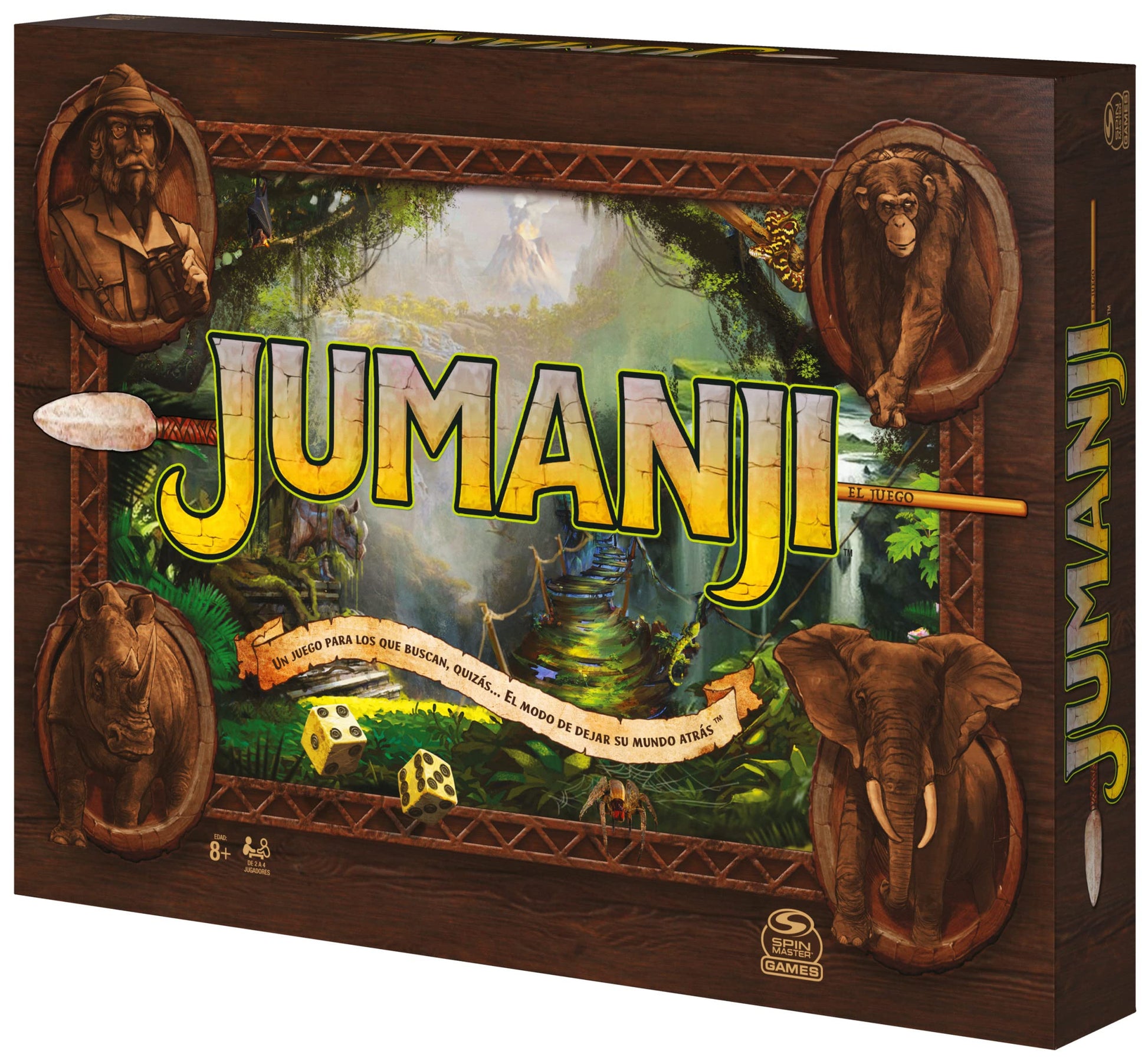 Cardinal, Jumanji el Juego, la última edición del clásico Juego de Mesa de Aventuras para familias y niños a Partir de 8 años
