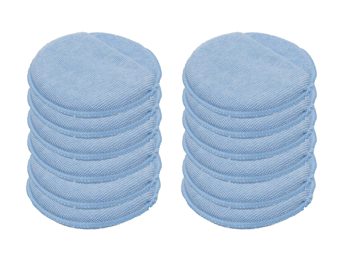 Aplicador de Cera LTWHOME Azul de Microfibra con Dedo para Coches