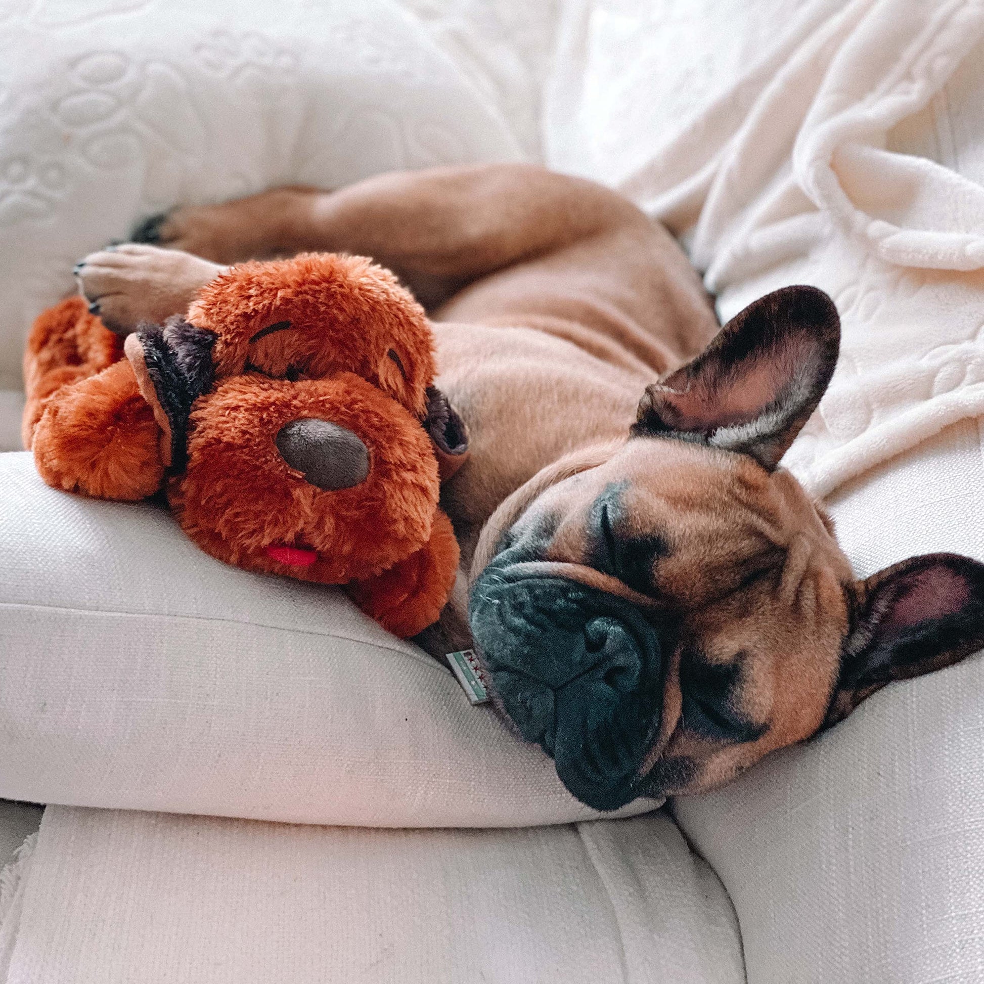 Juguete de Ayuda Conductual SmartPetLove Snuggle Puppy marrón Mutt