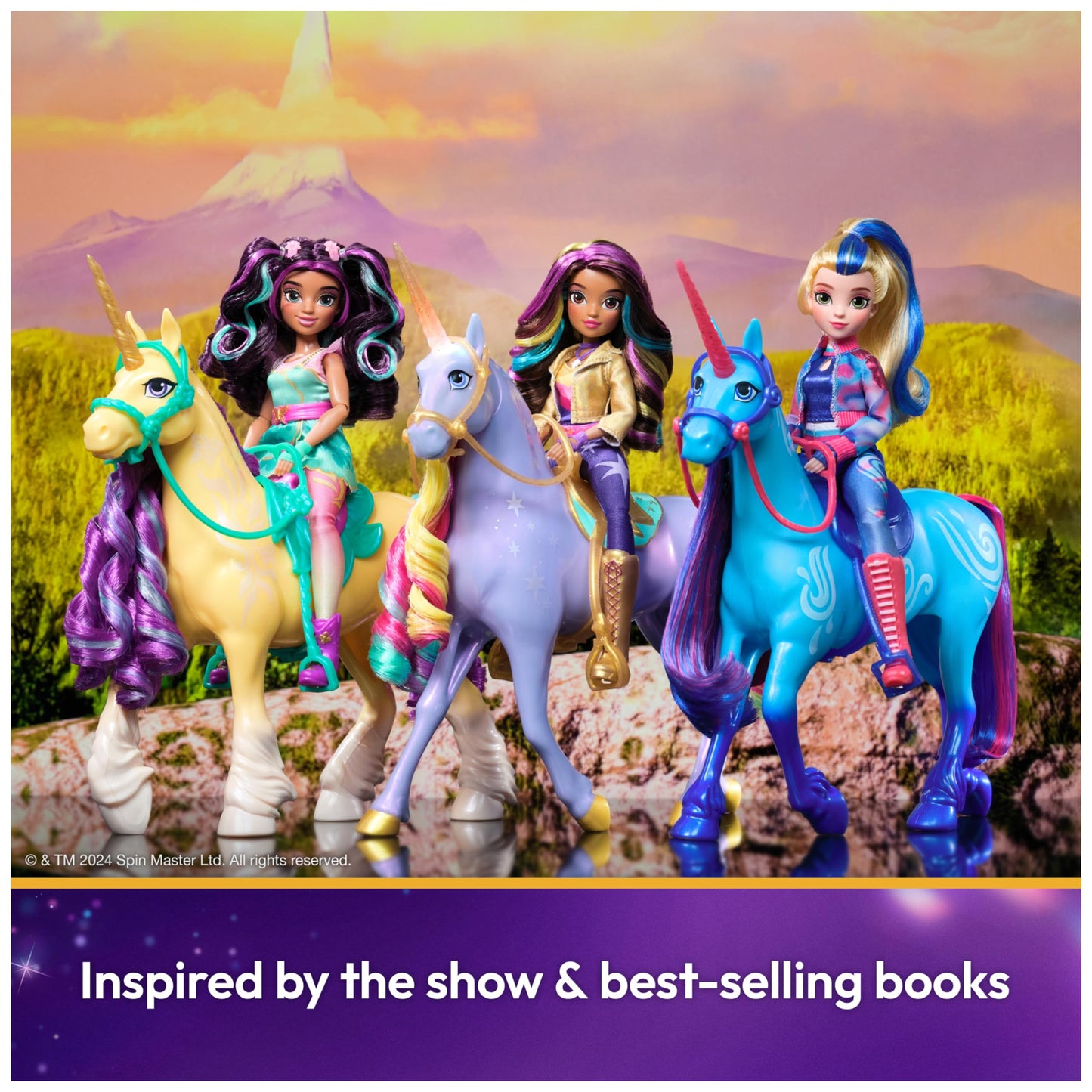 Juguete Unicornio Unicorn Academy Rainbow con Luces y Sonidos para Niñas