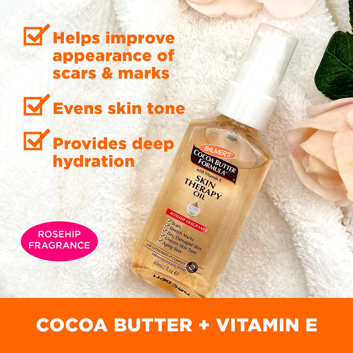 Skin Recovery Set for New Moms from Palmer's Cocoa Butter Formula | Skincare Essentials for After Pregnancy Care | Free of Parabens & Phthalates | 4 Piece Kit