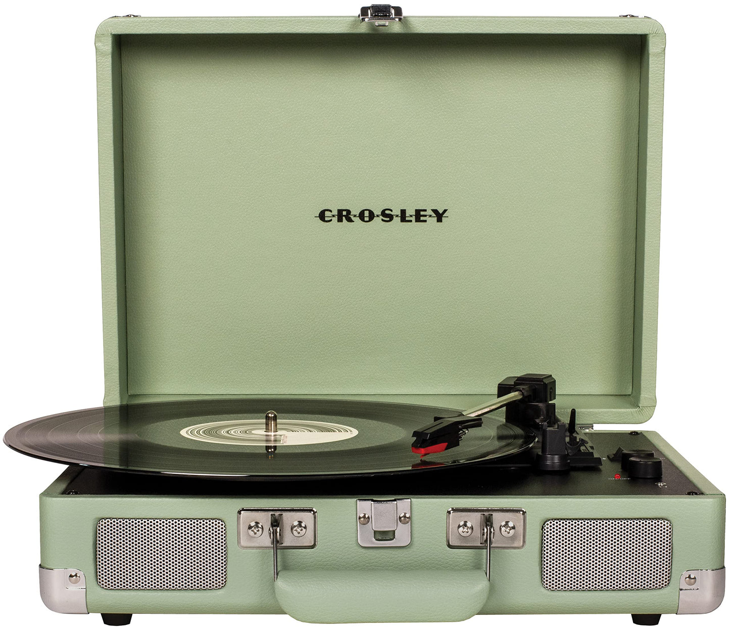 Crosley CR8005F-MT Cruiser Plus - Tocadiscos de 3 velocidades, Bluetooth, Color Verde