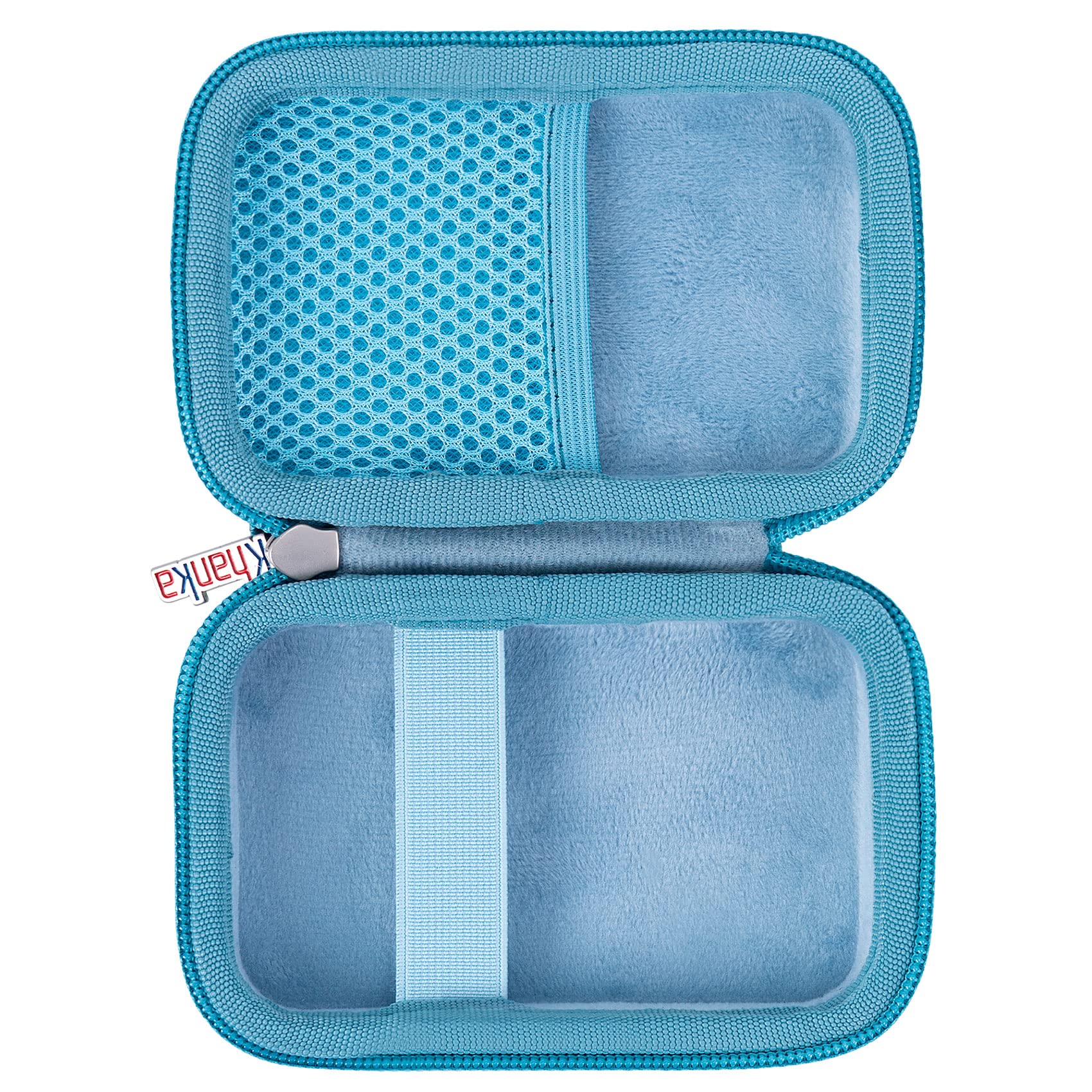 Funda Rígida de Viaje Khanka Azul para Batería Magnética Anker MagGo