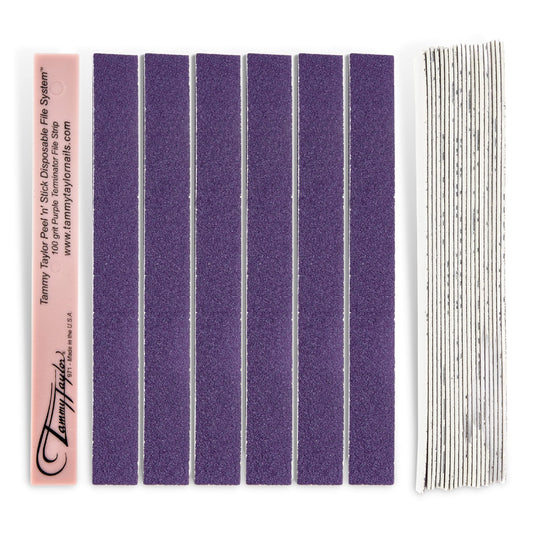 Tammy Taylor Peel n' Stick Purple Terminator 100 Grit File Strip - 25 pk by Tammy Taylor
