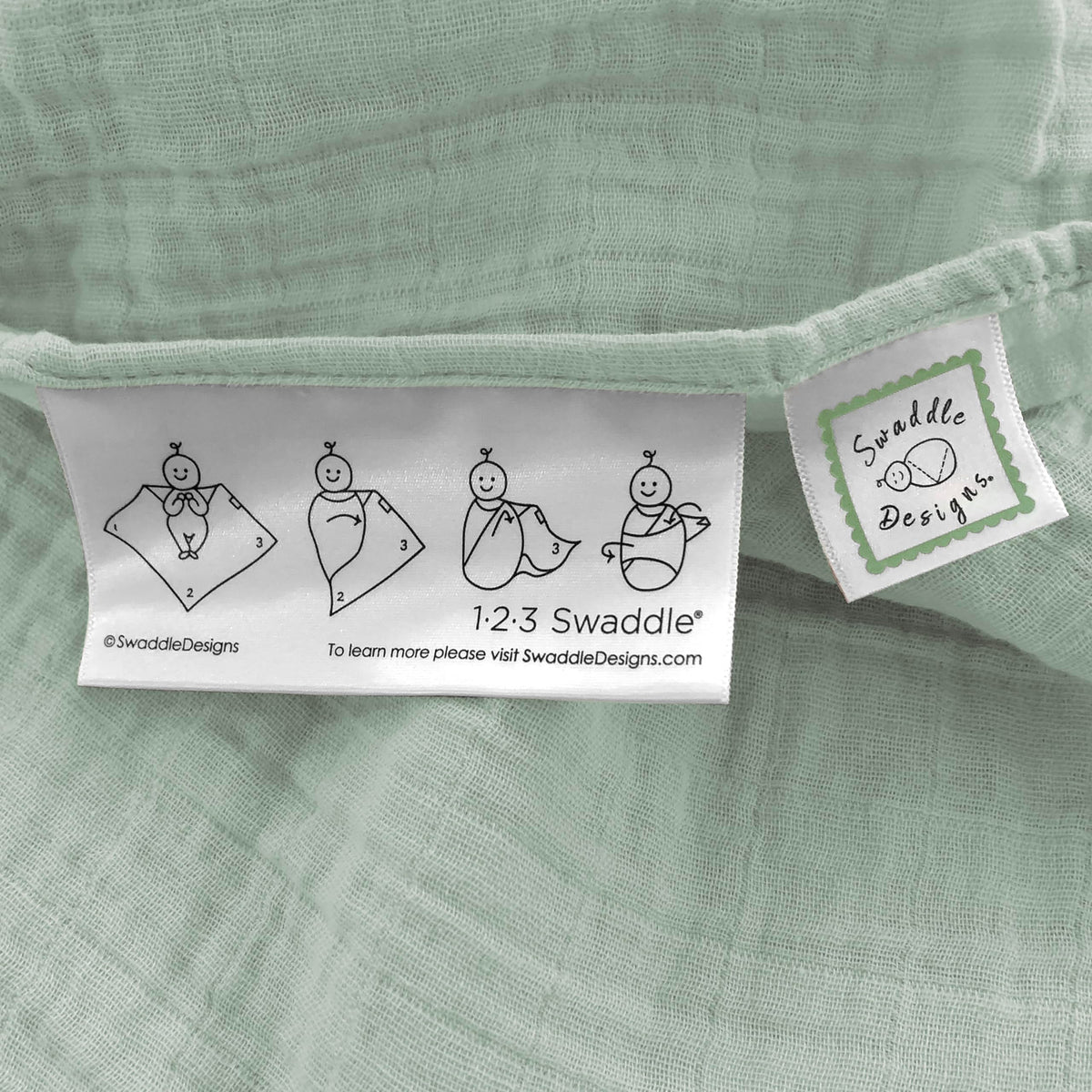SwaddleDesigns - Mantas de Muselina de algodón para bebé niño y niña, Juego de 4, Mantas de recepción Neutras para recién Nacido, Registro de bebé y Regalo, 46 x 46 Pulgadas, jardín de Primavera