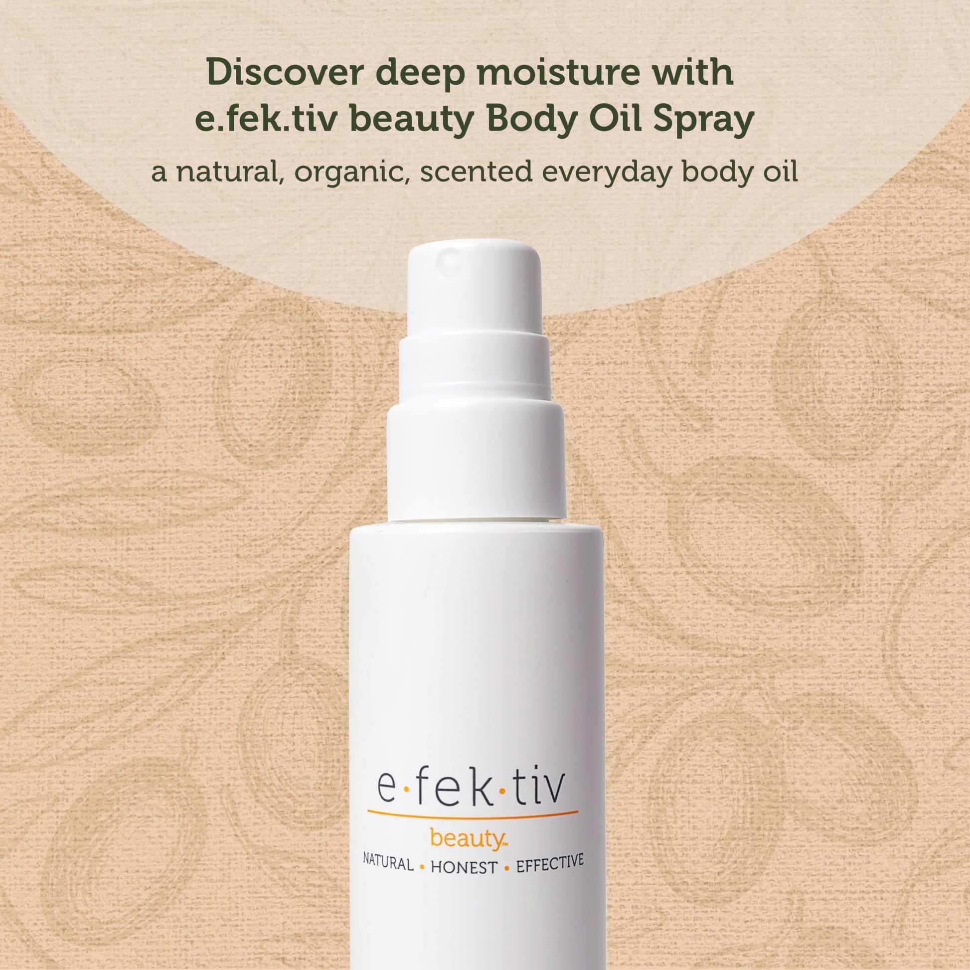 e.fek.tiv beauty Spray de Aceite de Oliva + Mezcla de Fitosistemas para el Cuerpo - Bruma Hidratante - Tratamiento de la Piel Seca - Aceite de Hidratación Intensa - Libre de Crueldad - 148 ml