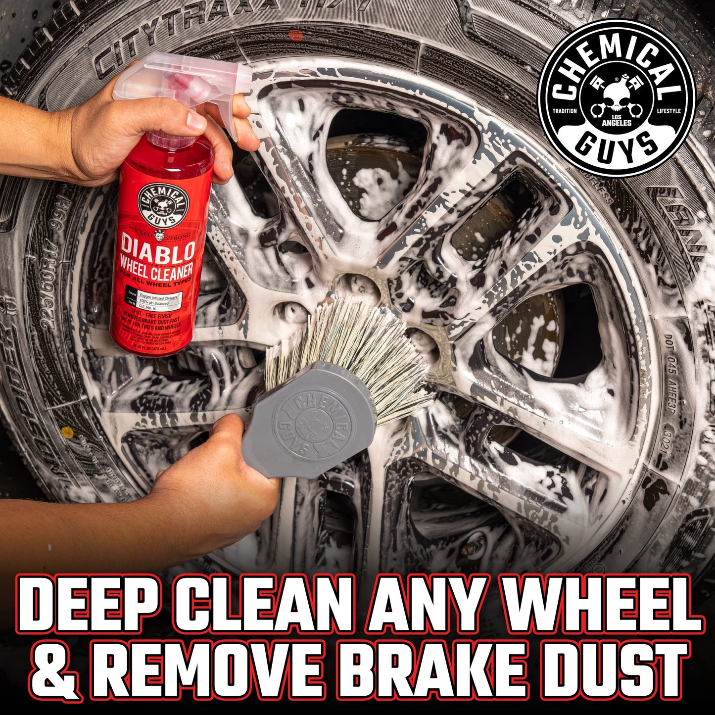 Chemical Guys HOL169 Kit de lavado de autos Arsenal Builder de 16 piezas con cañón de espuma, cubo y (6) productos químicos de limpieza 16 oz (funciona con lavadoras a presión)