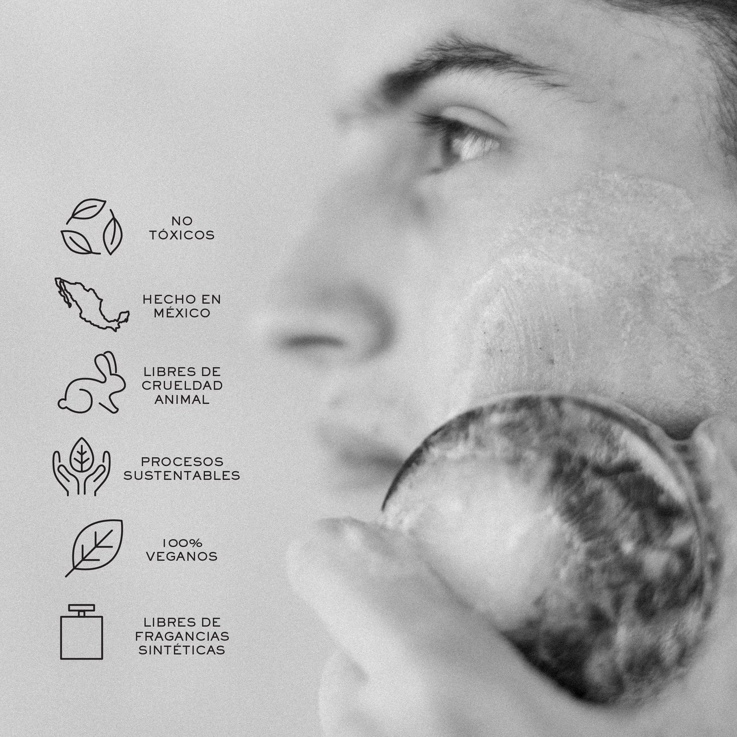 Remedios del Bosque Jabón Facial Desintoxicante con Carbón Activado y Árbol del té, 50 Gr.