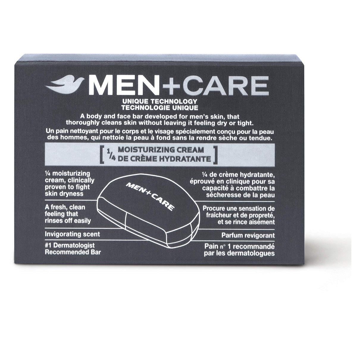 Dove Men + Care Body and Face Bars Extra Fresh, Unisex, 2 X 4 oz