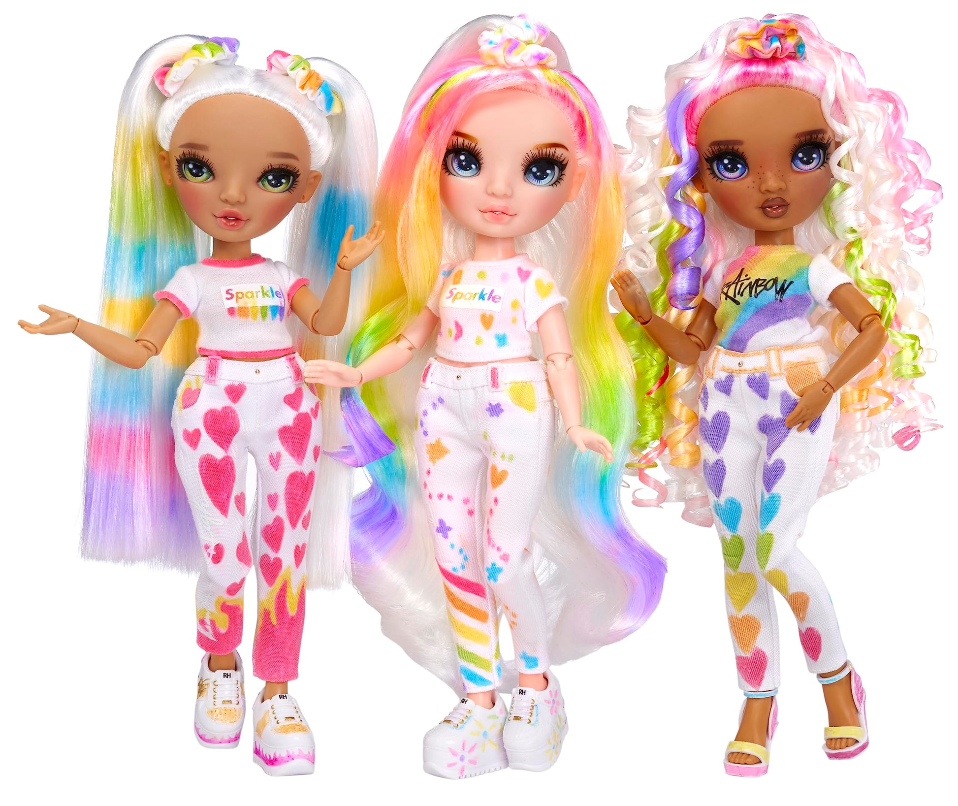 Muñeca Fashion Rainbow High Ojos Verdes DIY con Rotuladores para Niños y Niñas