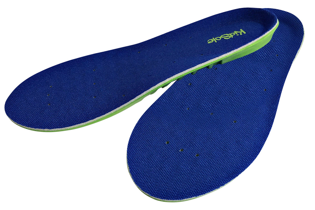 Plantillas Deportivas KidSole Dark Blue con Espuma Viscoelástica Extra para Niños Activos