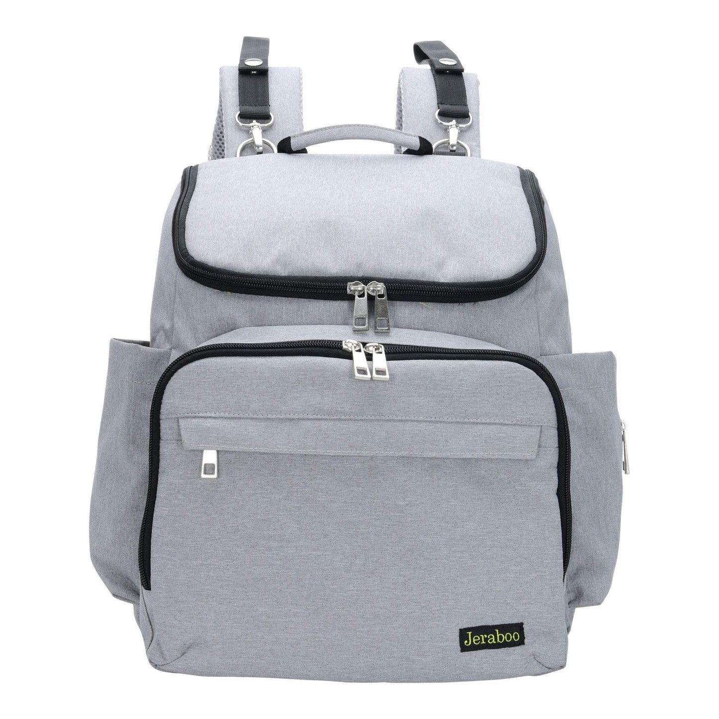 Jeraboo - Mochila organizadora unisex para mama, papa, nina, nino, recien nacido, bolsa espaciosa con cambiador, bolsillo grande y espacioso, bolsillos