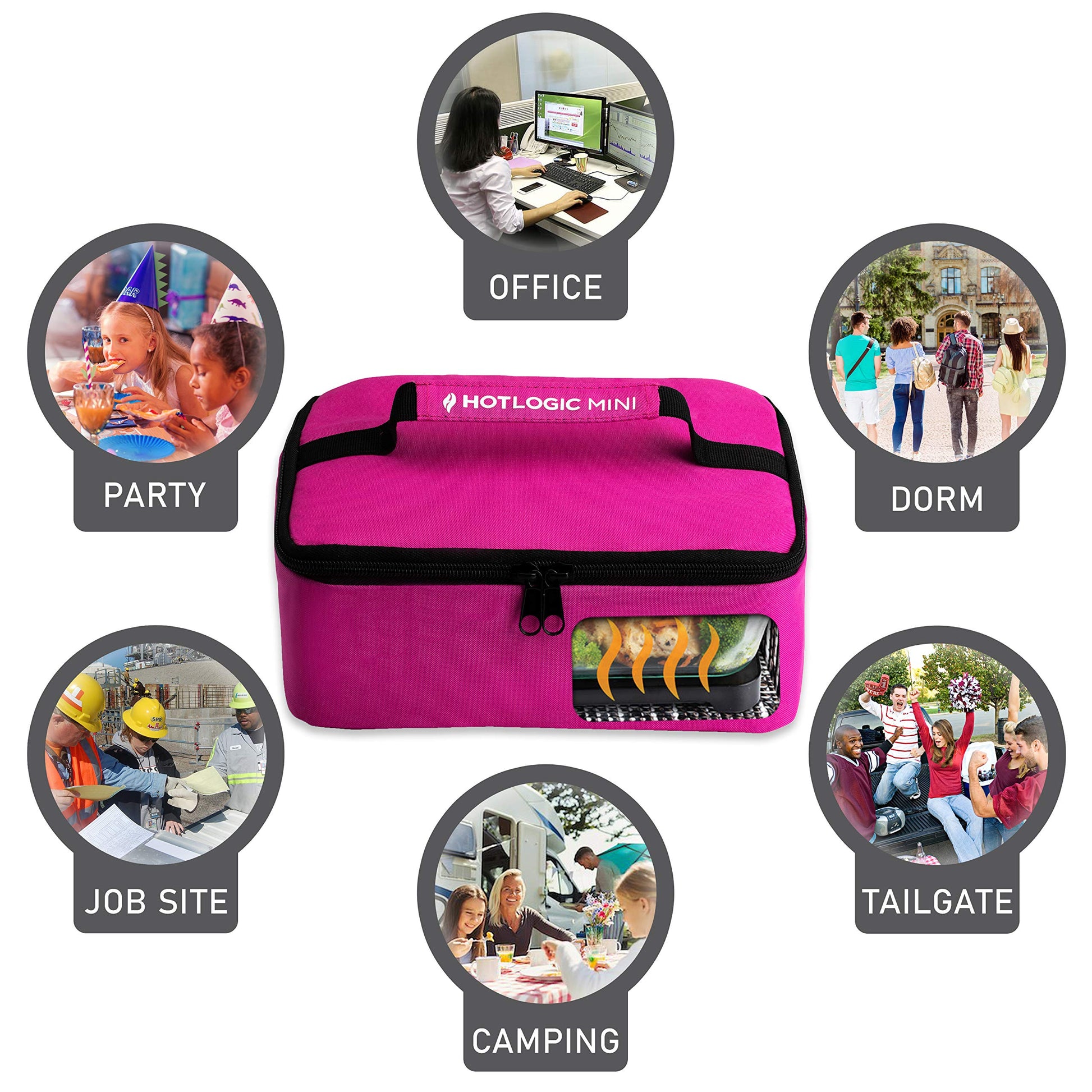 HotLogic Mini horno portátil (rosa)