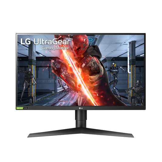 LG 27GN750-B UltraGear Monitor para juegos de 27 pulgadas, visualización IPS FHD (1920 x 1080), respuesta de 1 ms, tasa de actualización de 240 Hz, compatibilidad con G-SYNC, diseño prácticamente sin bordes de 3 lados, inclinación, altura, soporte pivotan