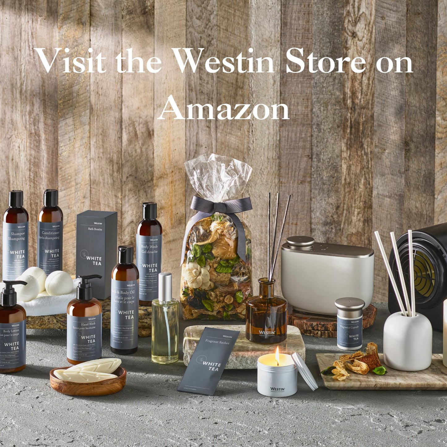 Westin Hotel & Resorts Westin Jabón líquido de manos de té blanco – fragancia de té blanco combinada con aloe – Dispensador de bomba – 8 onzas