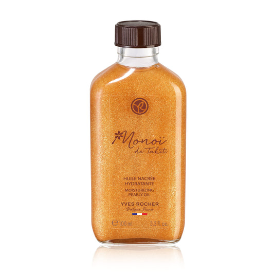 Yves Rocher Monoi de Tahiti Aceite Brillante - Nutrición e Iluminación para Cuerpo y Cabello, 150ml