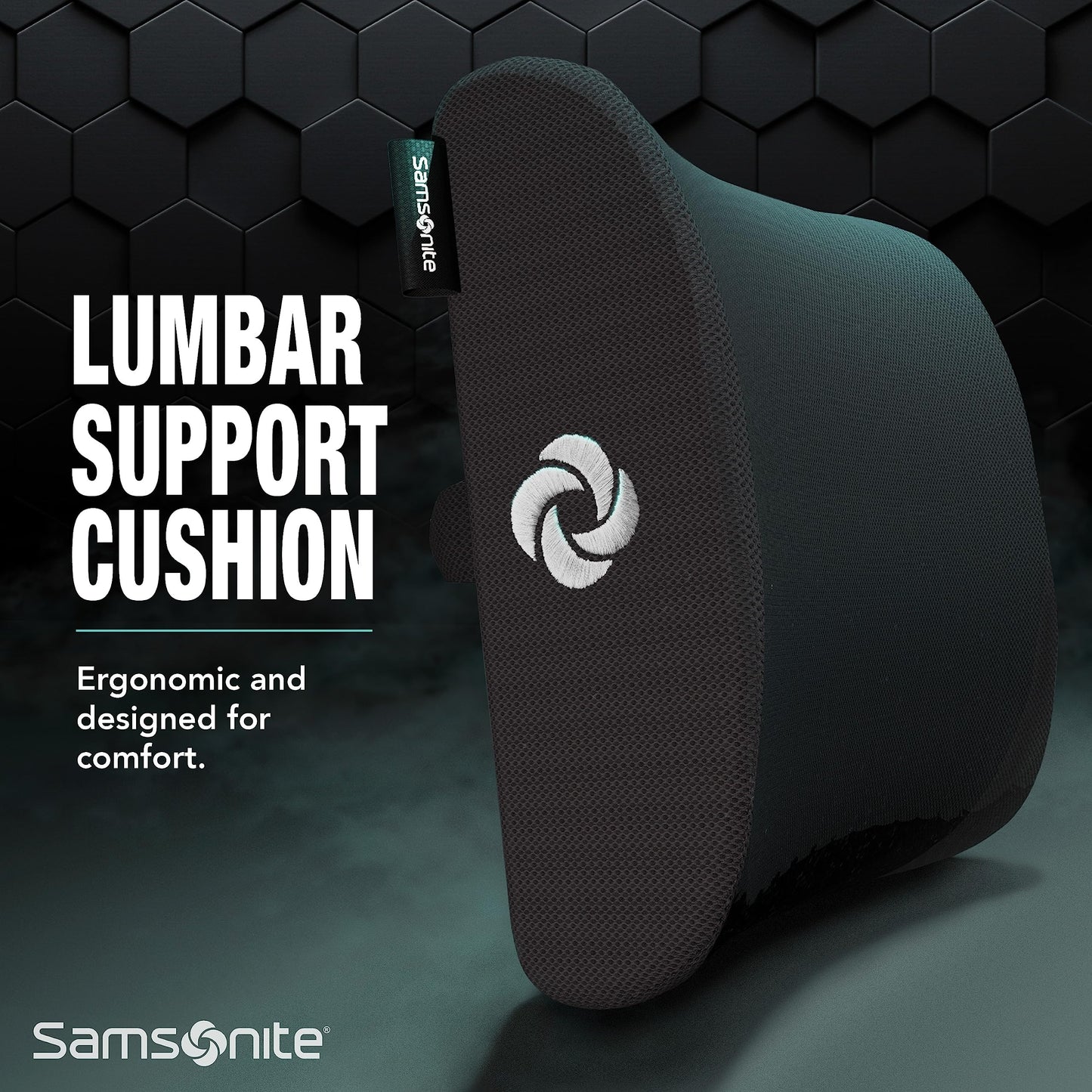 Almohada de Soporte Lumbar Samsonite Universal Espuma Viscoelástica Premium