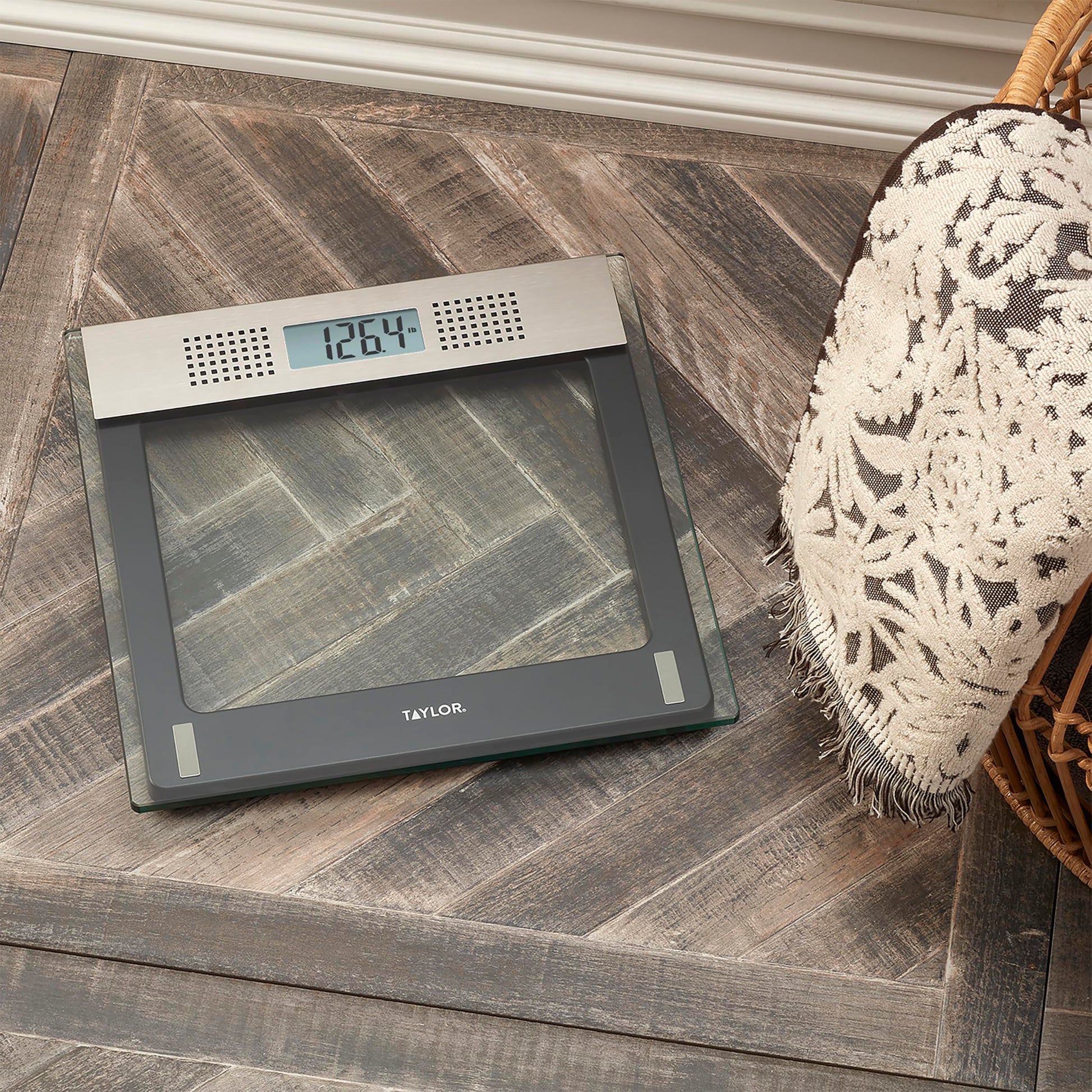 Báscula Electrónica de Vidrio con Voz Taylor Precision Products