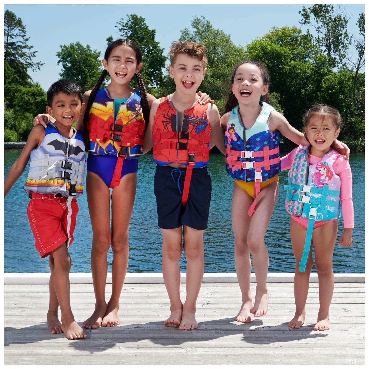 Chaleco Salvavidas Infantil SwimWays Disney Princess Ariel Aprobado Guardia Costera de EE. UU.