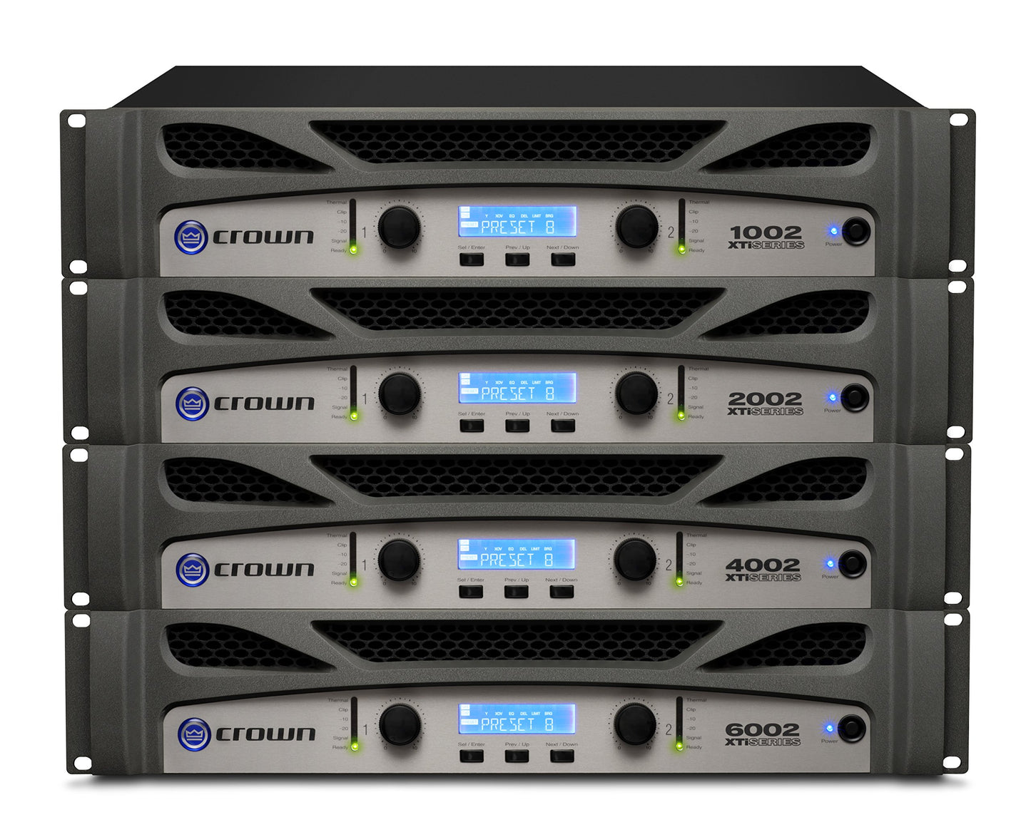 Crown XTi4002 amplificador de potencia de dos canales, 1200 vatios a 4Ω