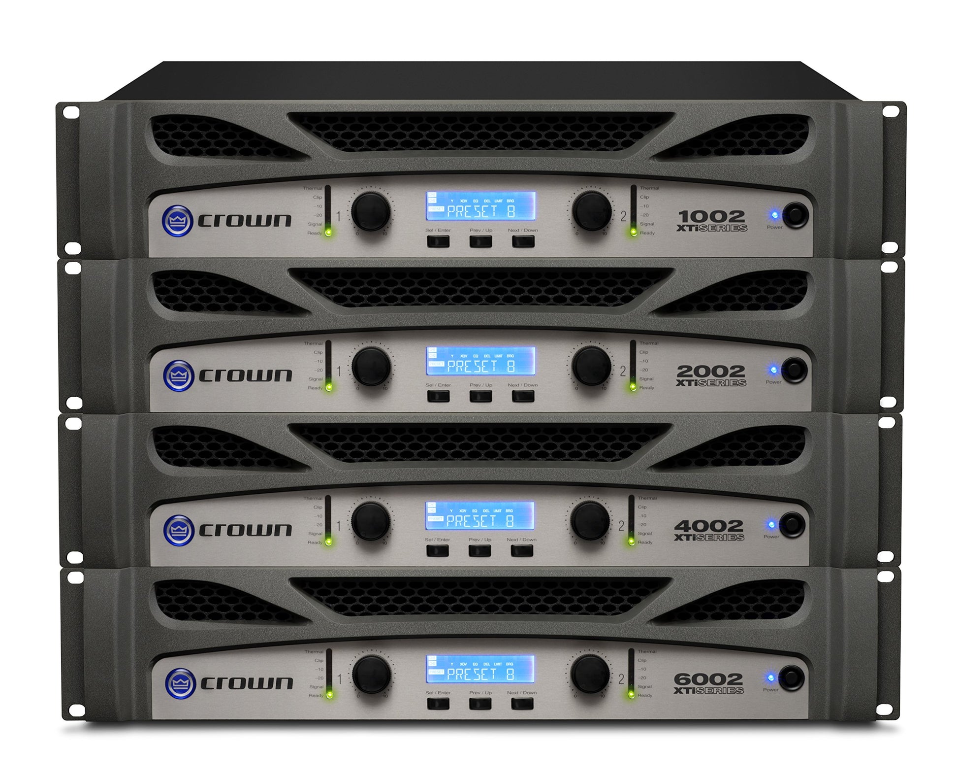 Crown XTi4002 amplificador de potencia de dos canales, 1200 vatios a 4Ω