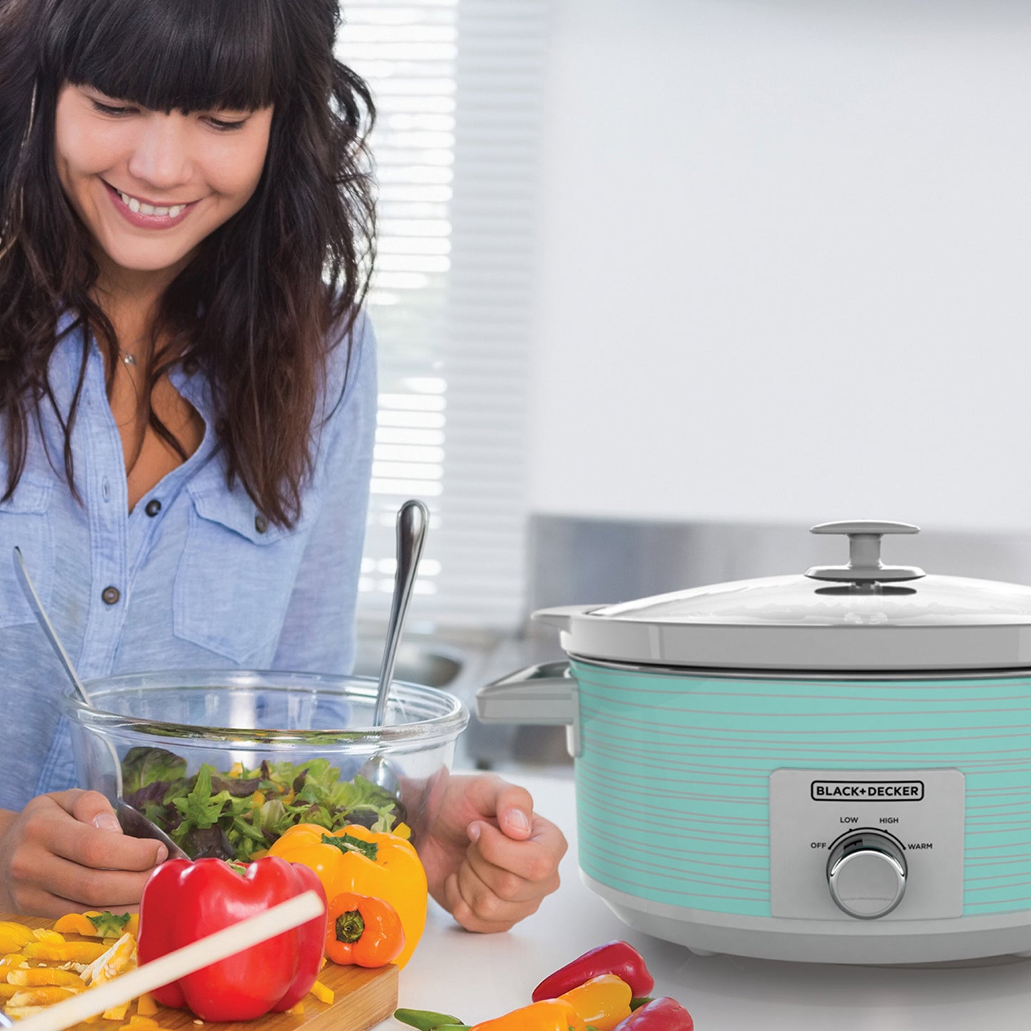 BLACK + DECKER SC2007D Olla de Lenta Cocción, 7 l