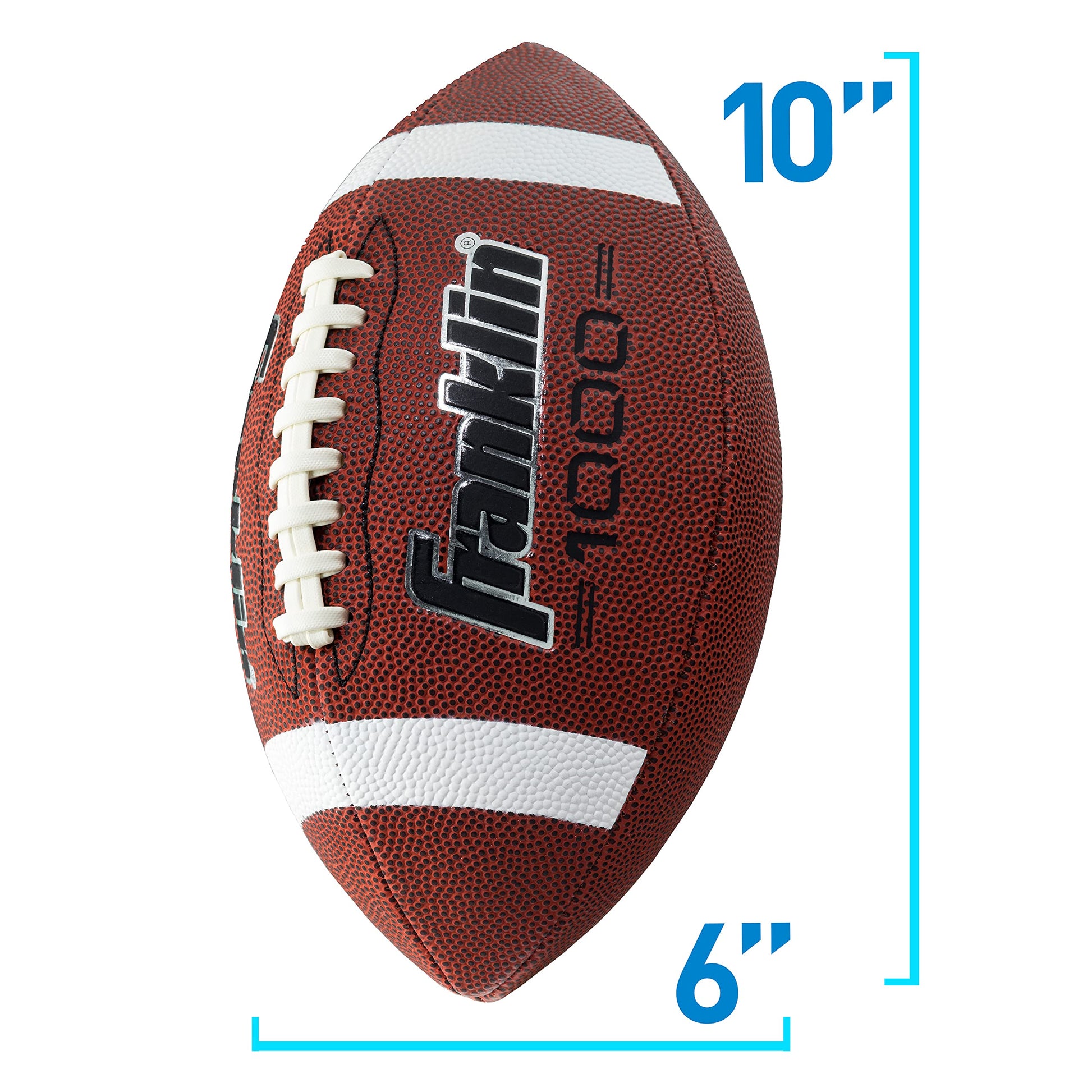 Franklin Sports – Niños Ba, Fútbol Juvenil, 1000 Junior Kids De Piel Sintética Para Ni Unisex Marrón, Una Talla