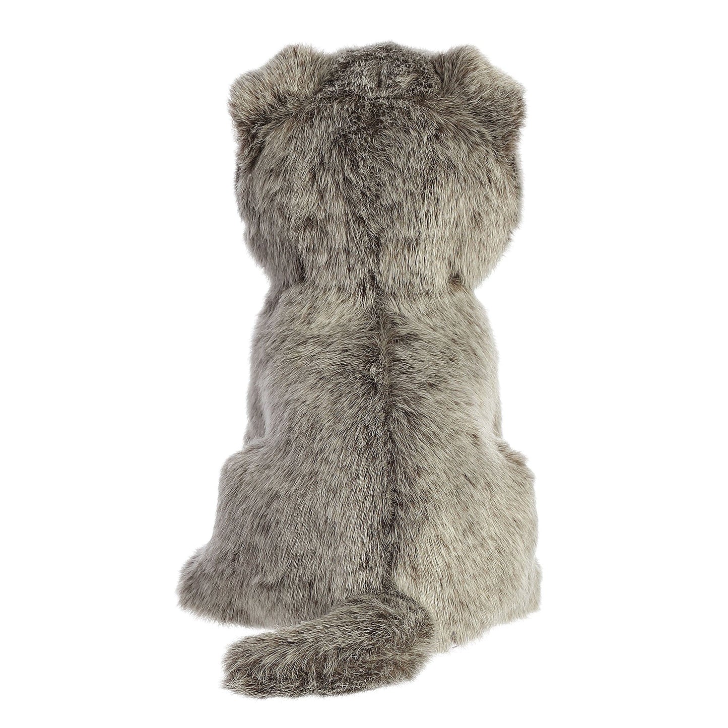 Aurora® Adorable Miyoni® - Peluche Plegable escocés - Detalle Realista - Compañía apreciada - Gris 9 Pulgadas