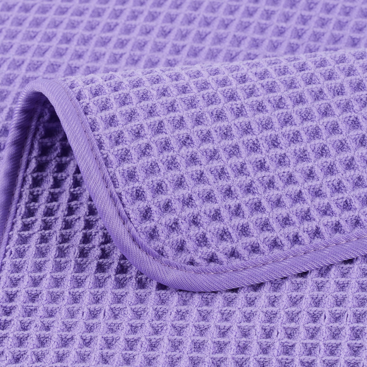 Polyte Toalla Facial de Microfibra Waffle 430 gsm, 33.0x33.0 cm