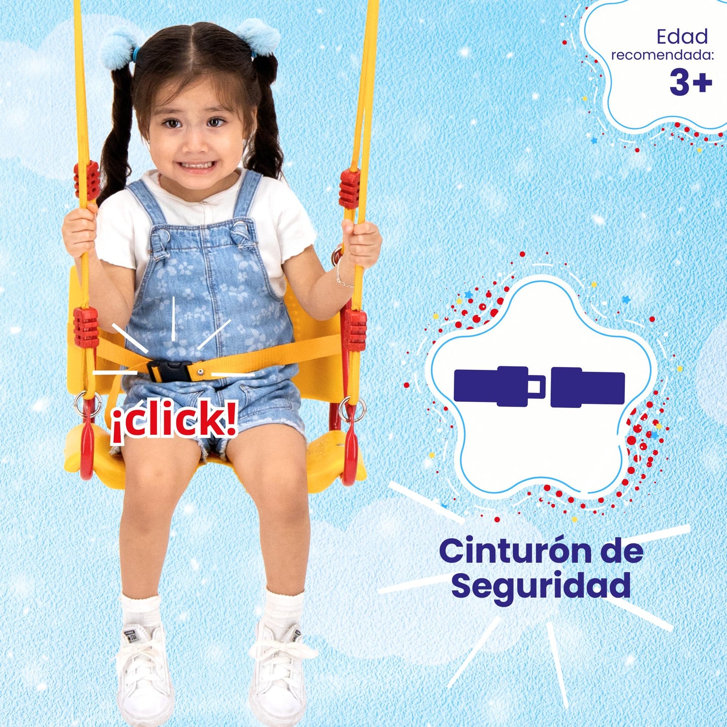 Columpio ENERPLAY Cheyenne Seguridad Niños 3-6 Años