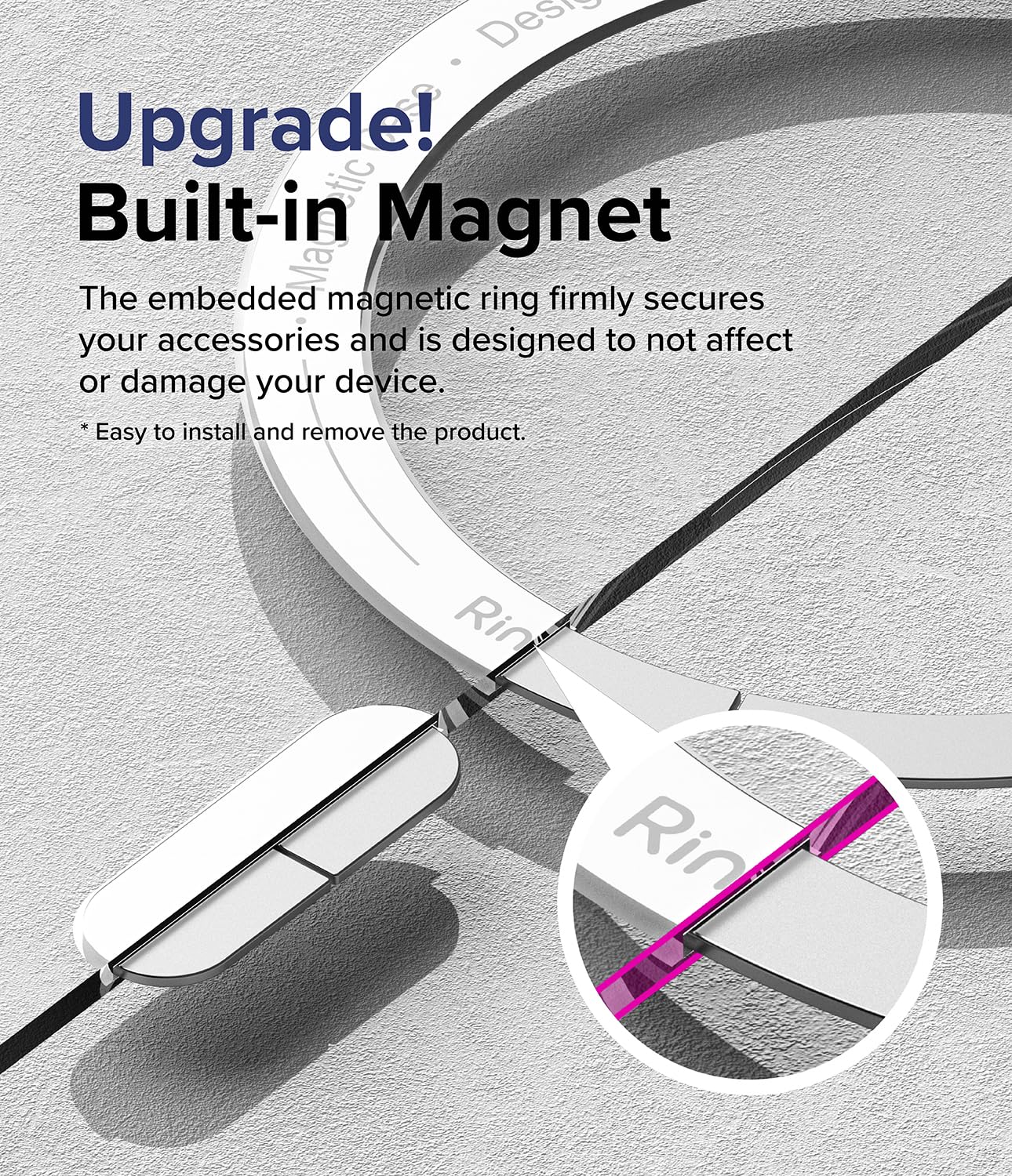 Funda Transparente Ringke Fusion Compatible con iPhone 15 Pro 6.1 Pulgadas Clear Magnética Compatible con MagSafe